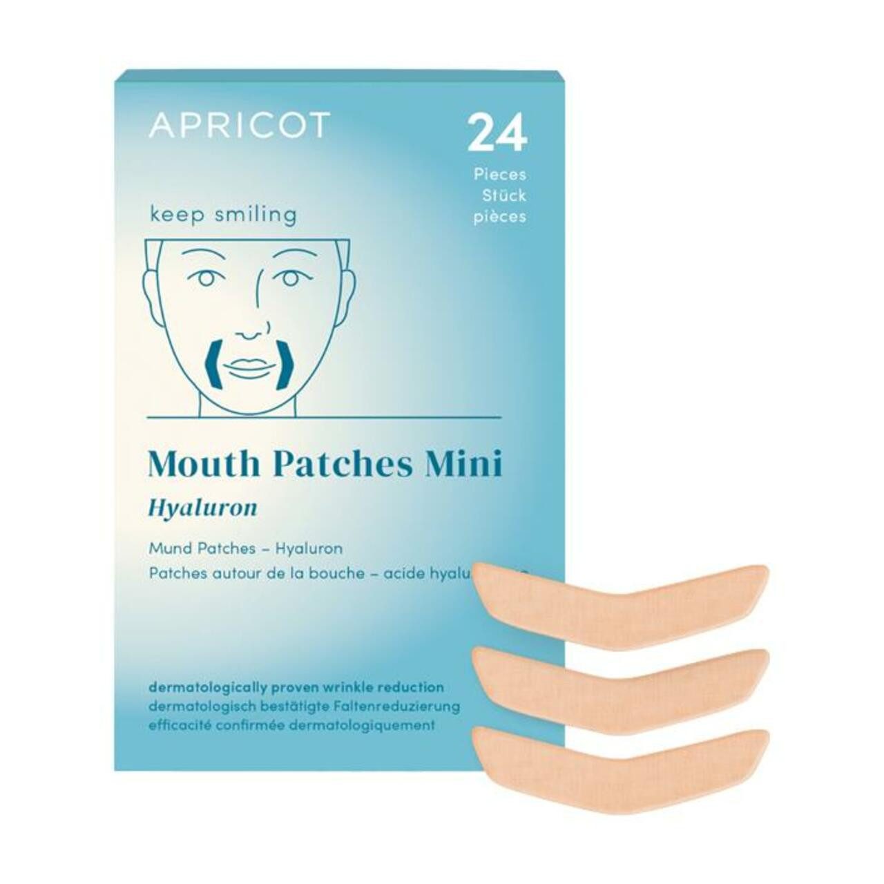 Gesichtsmaske Mouth Patches Hyaluron - "keep smiling" - Mini Pack