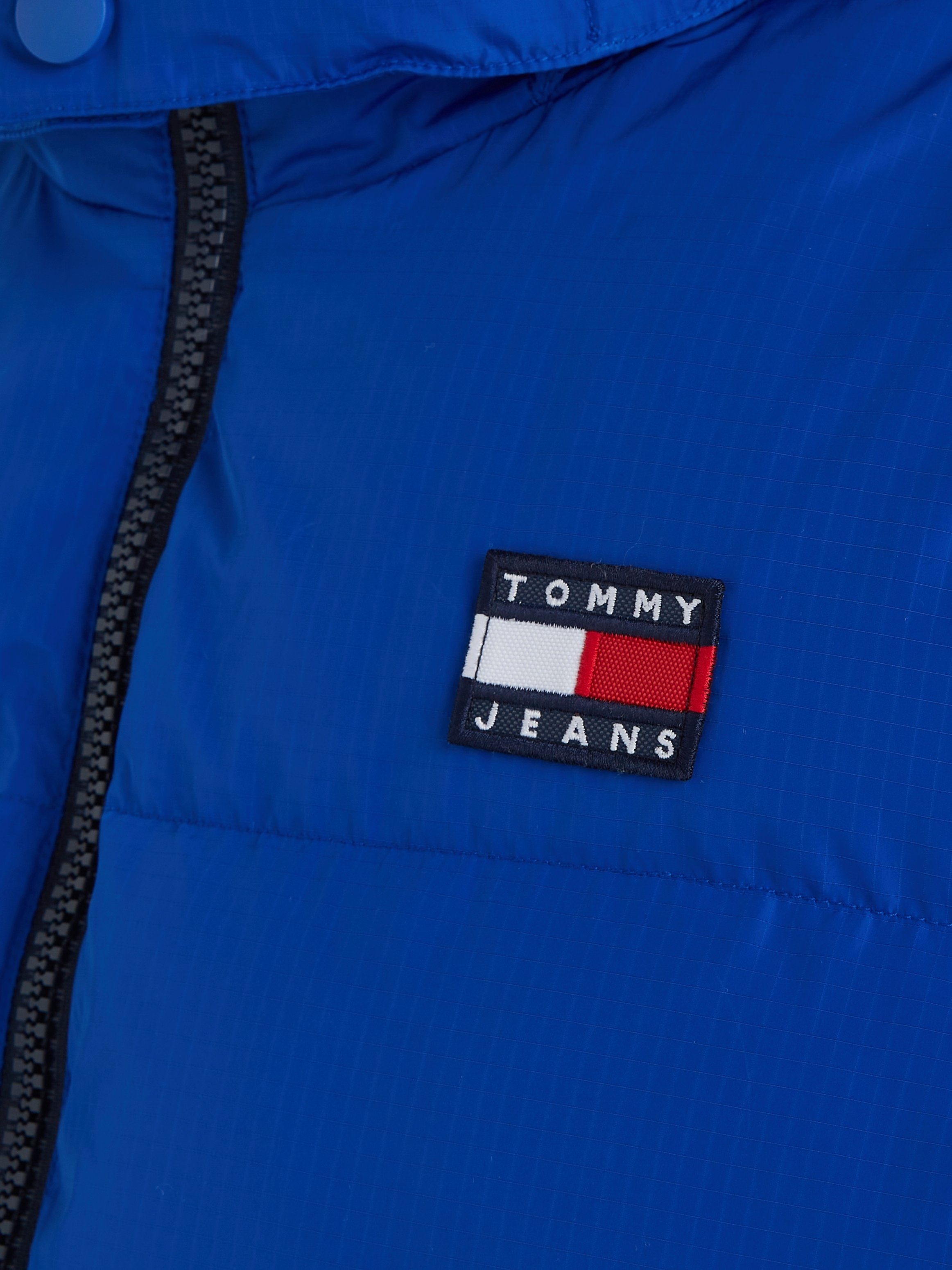 Jeans Steppjacke PUFFER Ultra Tommy Markenlabel ALASKA mit Blue TJM