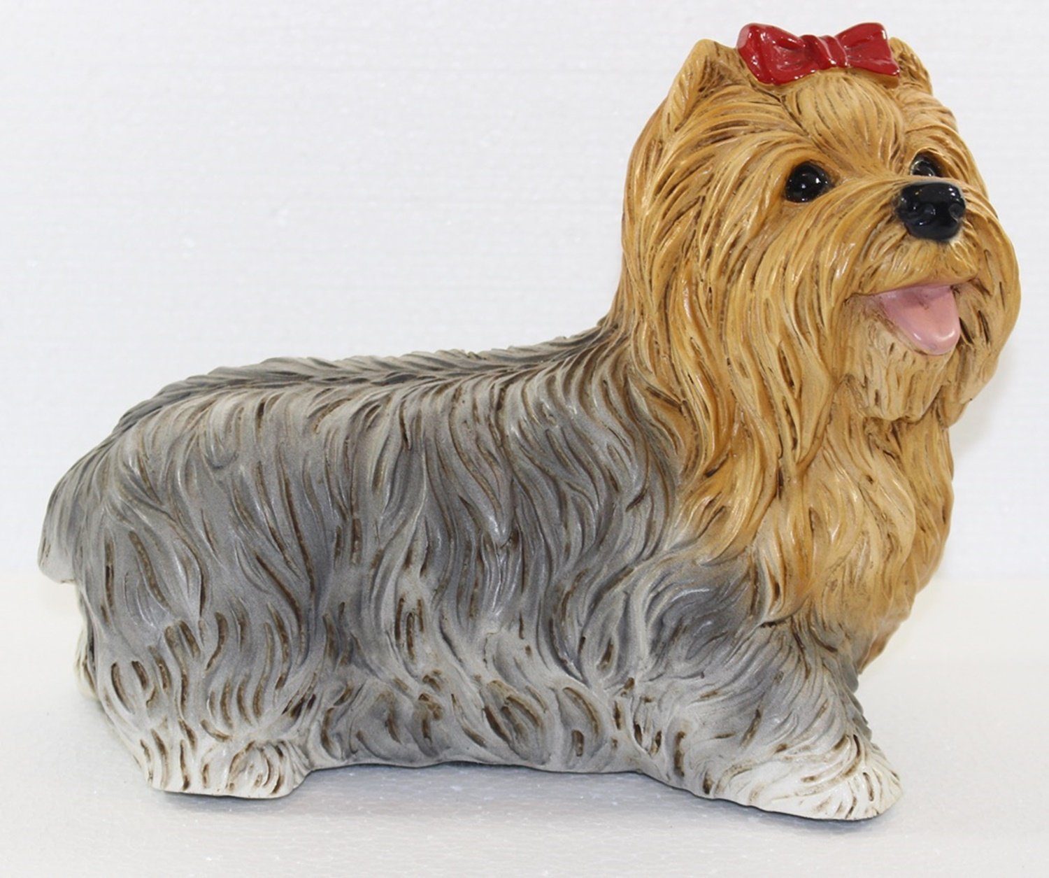 cm stehend Resin Welpe 20 Tierfigur Figur Höhe Castagna Yorkshire Hundefigur aus Terrier Castagna Deko Kollektion