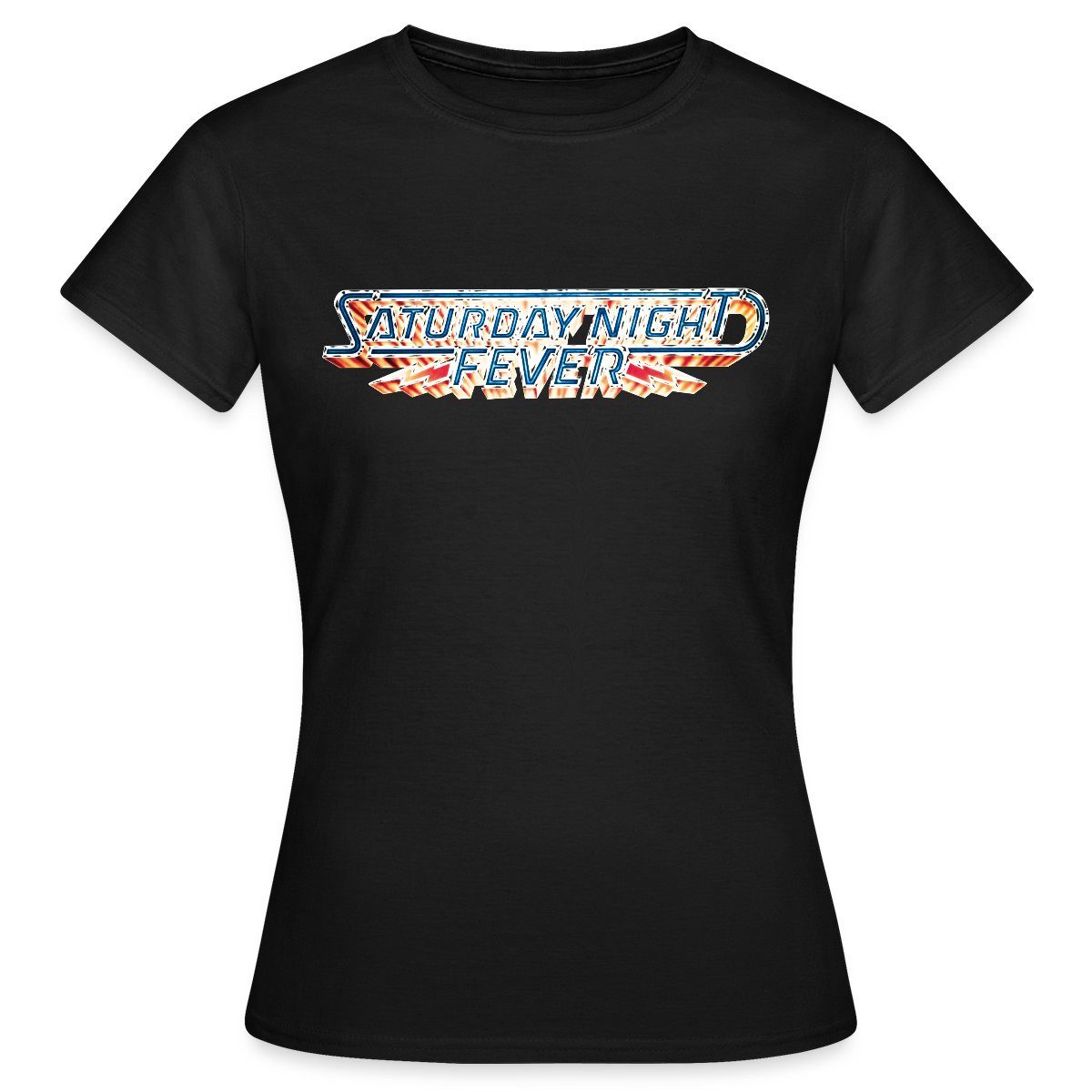 Spreadshirt T-Shirt Saturday Night Fever Film-Logo günstig online kaufen