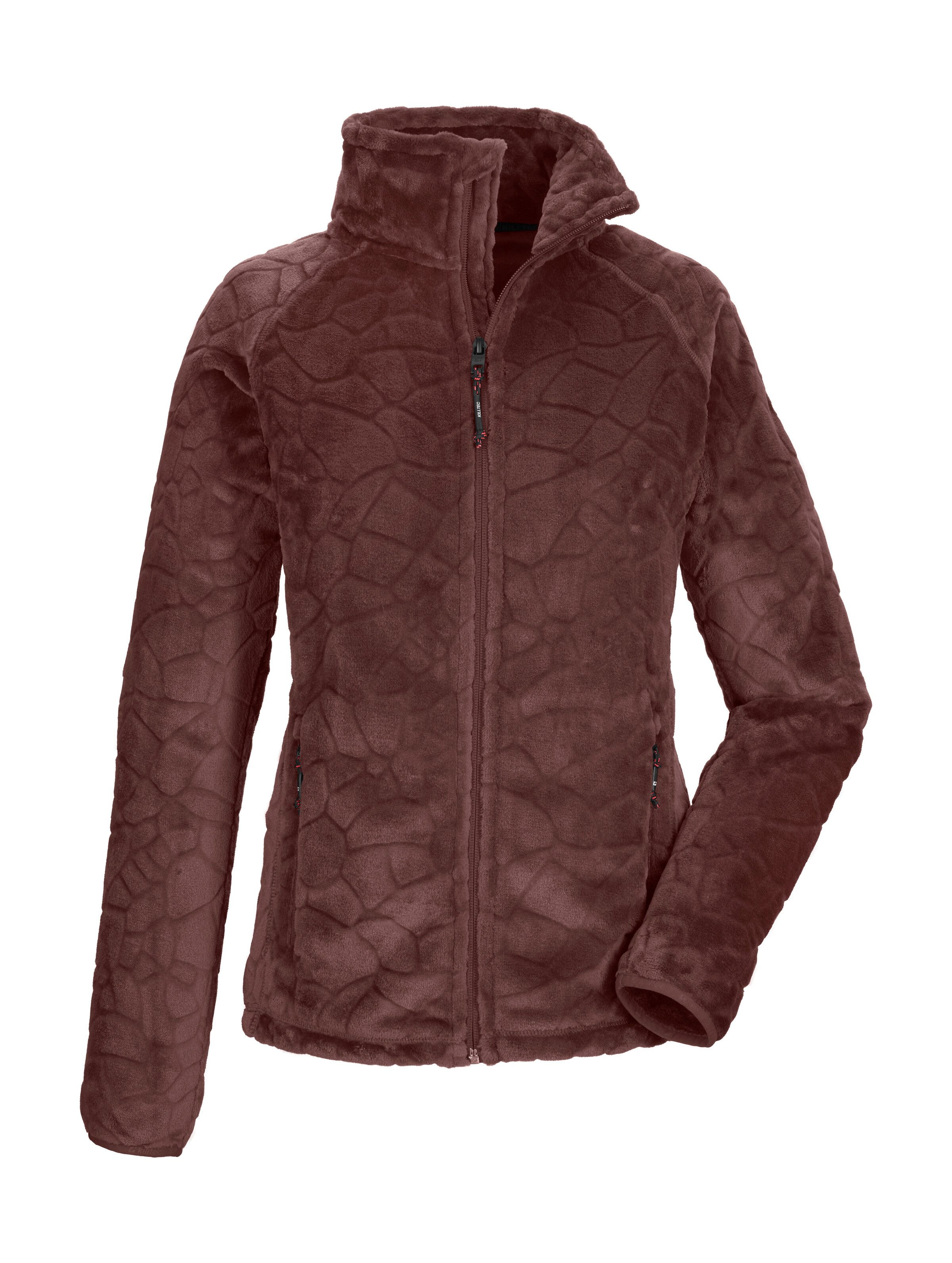 Killtec Fleecejacke KOW 56 WMN FLC JCKT Weiche Fleecejacke, verschließbare Taschen, Kinnschutz