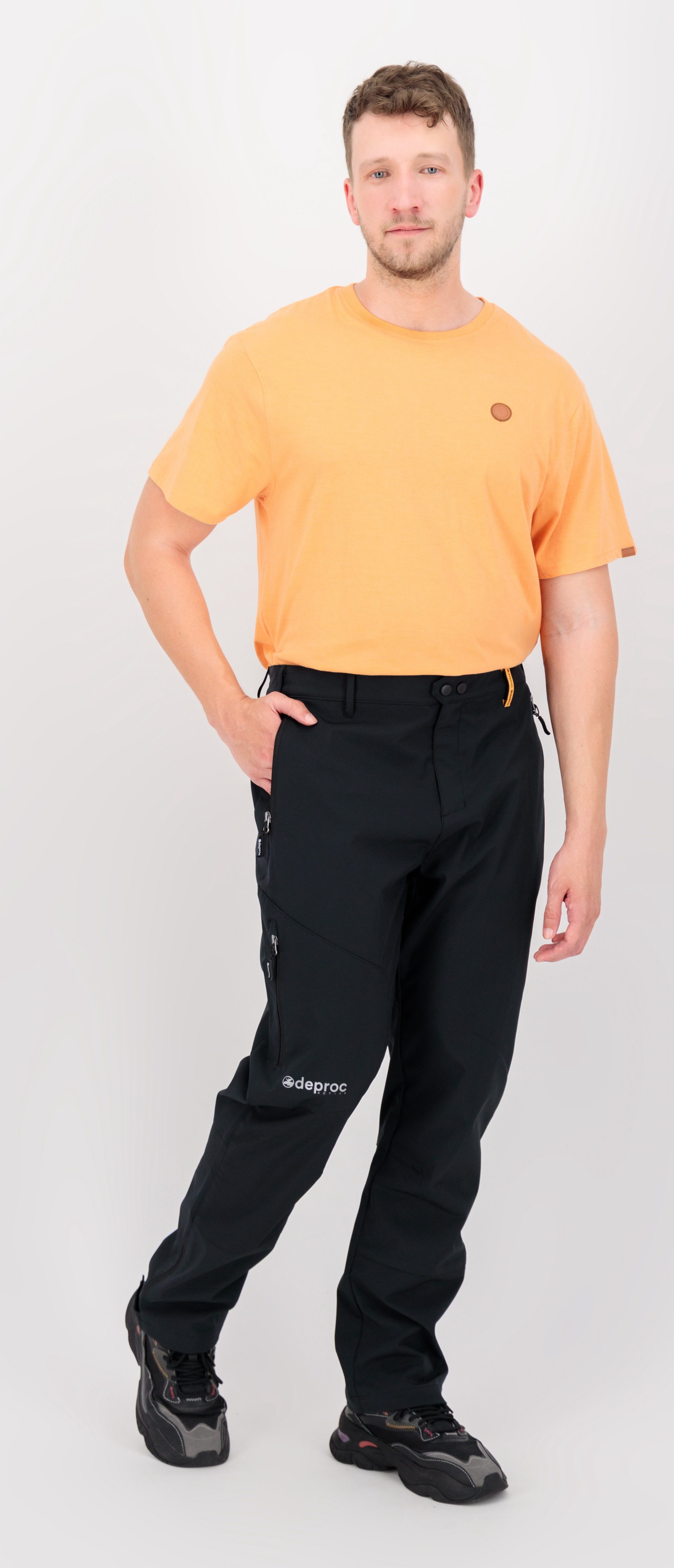 DEPROC Active Thermohose STERLING MEN OS Softshellhose Winterhose mit Beintasche