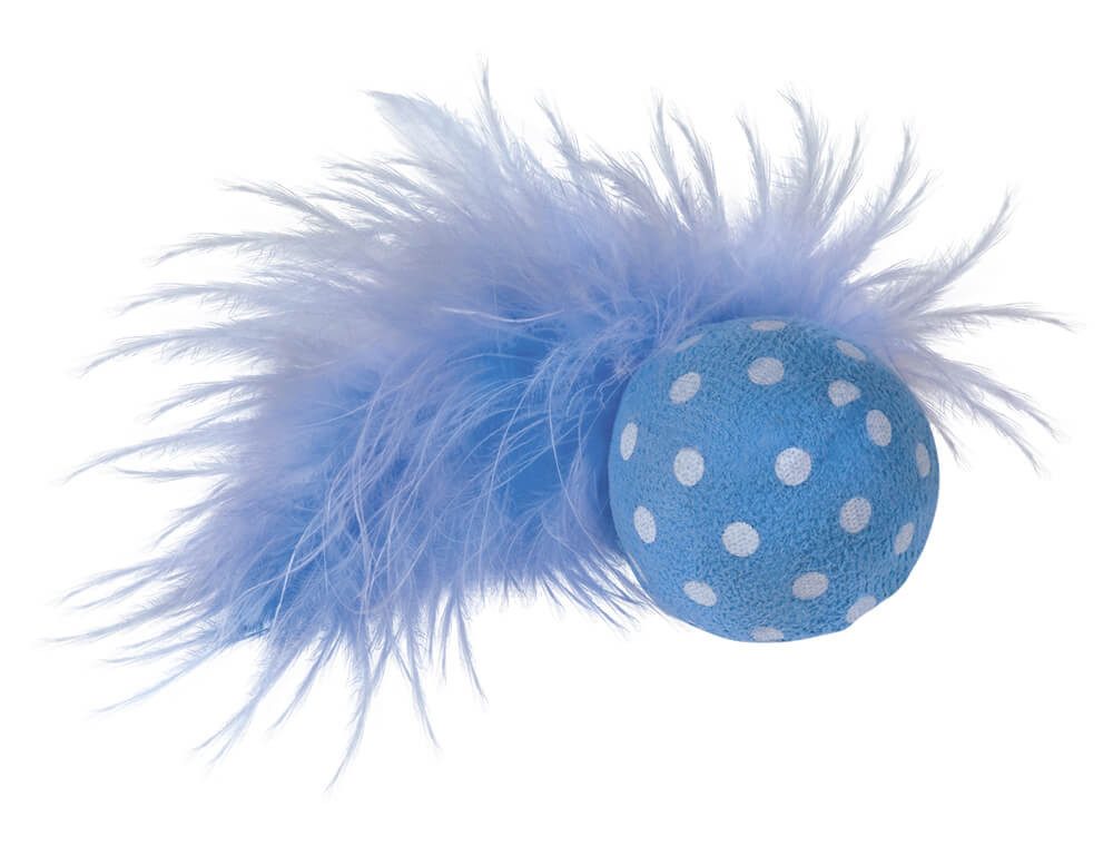 Nobby Tierball Ball mit Rassel, mit Feder, (1-tlg)