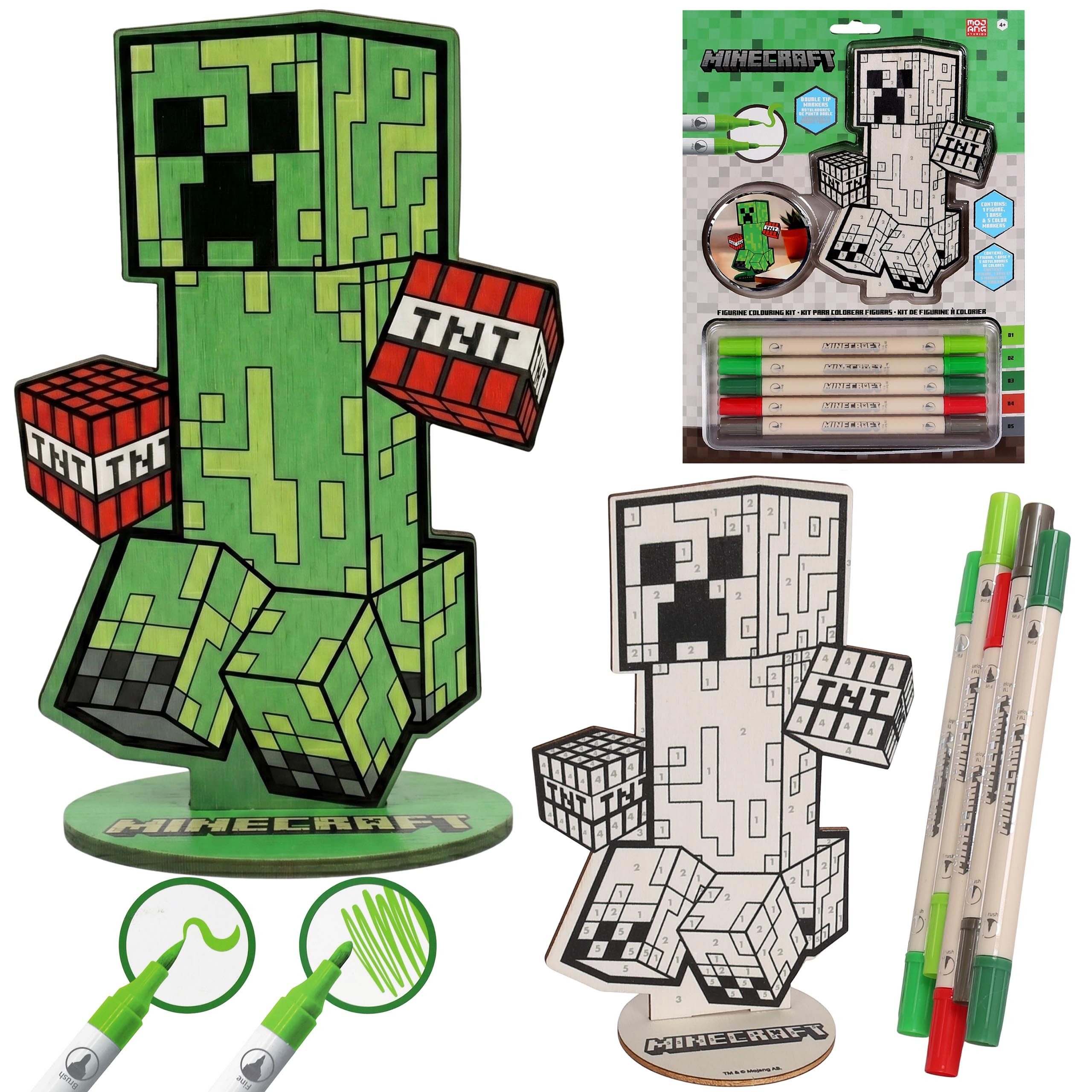 Sarcia.eu Kreativset Minecraft Malen nach Zahlen, Kreativset für Jungen, Mal-Set