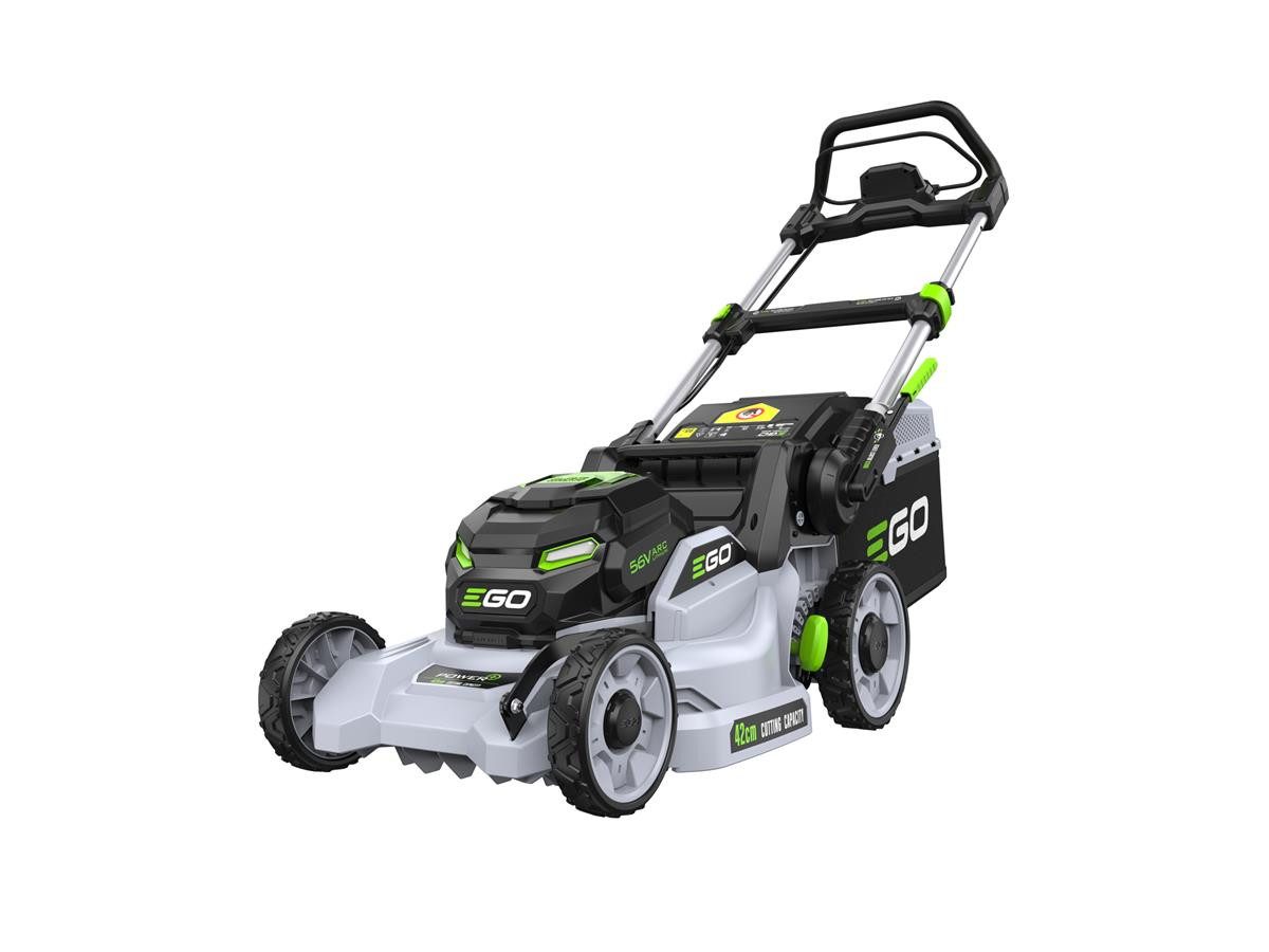 EGO POWER PLUS Akkurasenmäher LM1710E, 42 cm Schnittbreite, (Solo Version ohne Akku und ohne Ladegerät), mit Schnitthöhen von 20–80 mm, Solo Version ohne Akku und Ladegerät