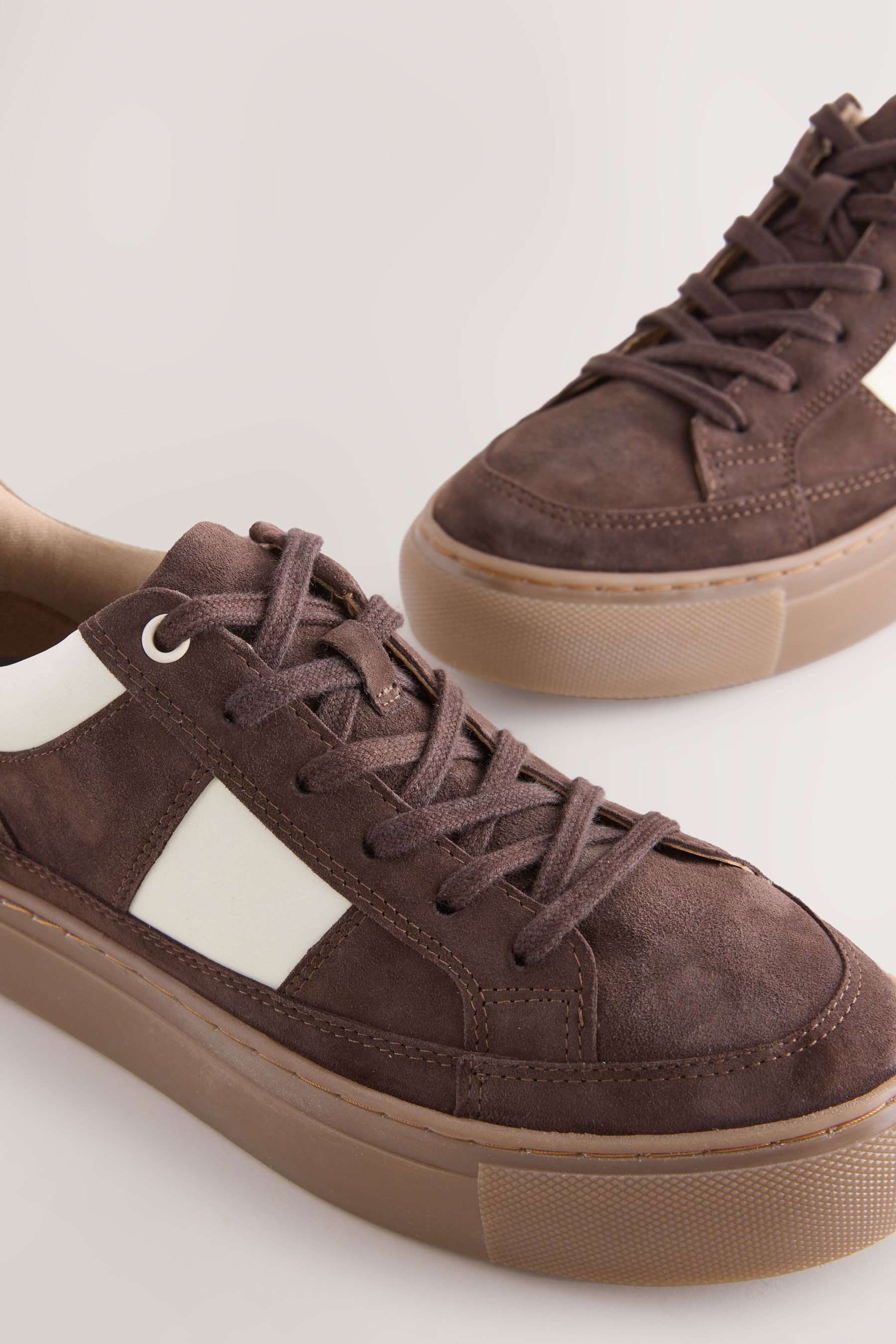 Next Forever Comfort® Schnürsneaker aus Leder, Streifen Sneaker (1-tlg)