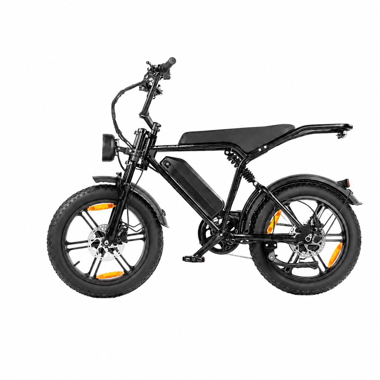 PixelPilot E-Bike Cityrad E6 3.0 Elektrofahrrad 48V 15Ah 7-Gang 20"x4.0 Fatbike mit LCD, Heckmotor, 720 Wh, (Packung)