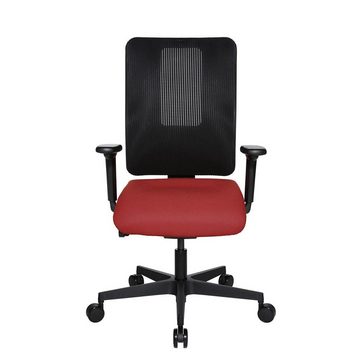 TOPSTAR Bürostuhl 1 Stuhl OX300 Bürostuhl Sitness Open X (N) Deluxe - burgundrot/schwarz