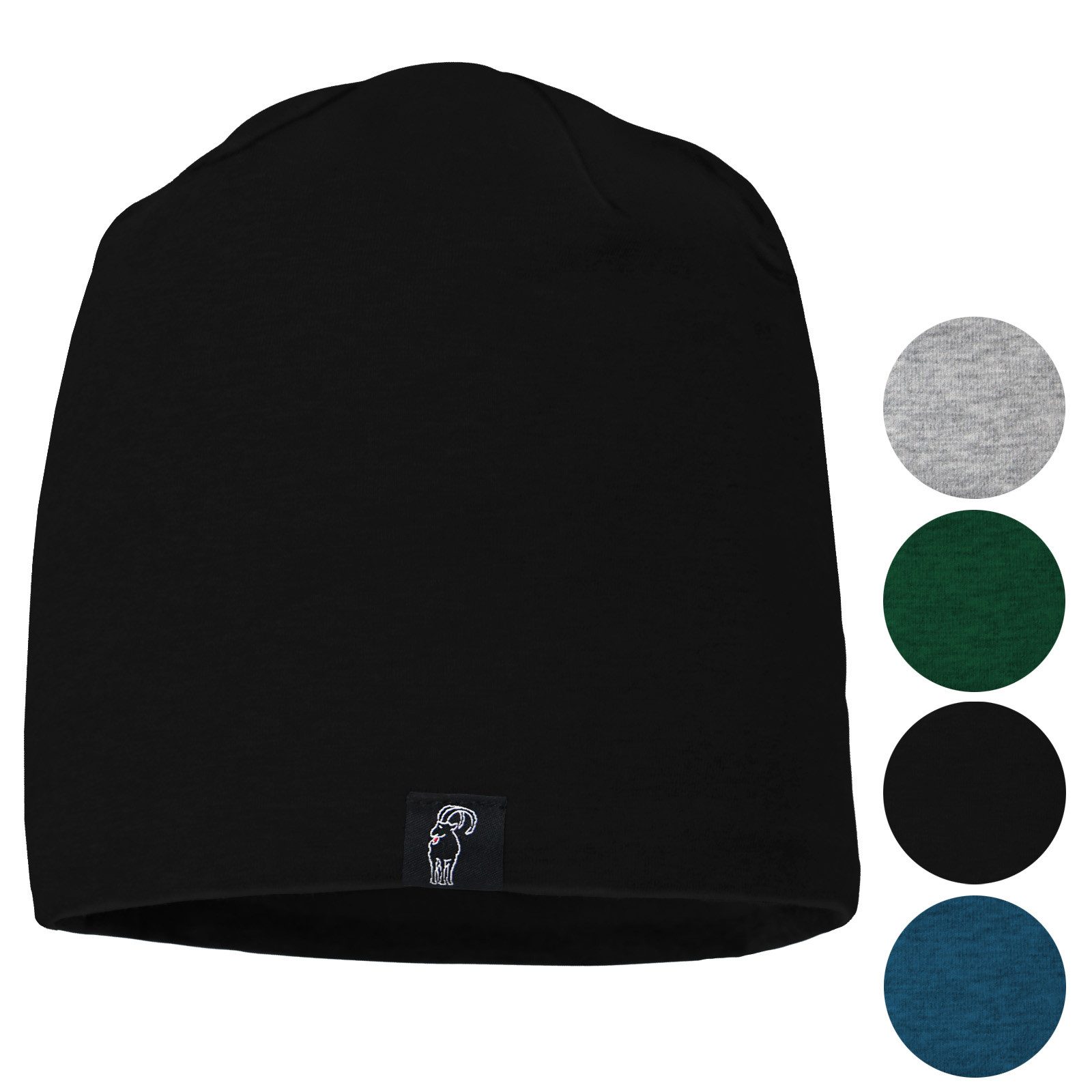 Beanie ALPIDEX Baumwollmütze fleecegefüttert One size