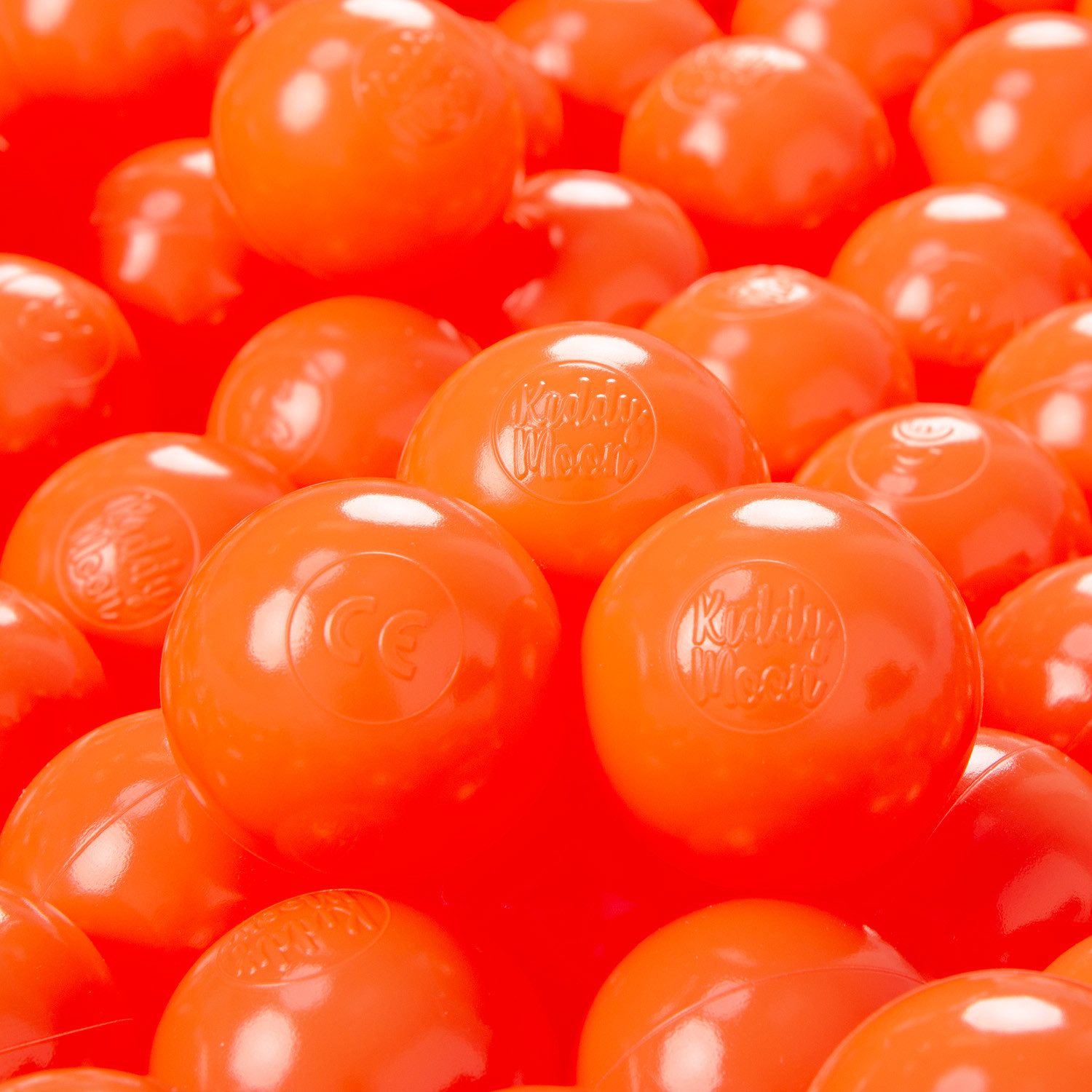 KiddyMoon Bällebad-Bälle ZK6 (Baby Plastikbälle Spielbälle, 100-St), Made in Europe