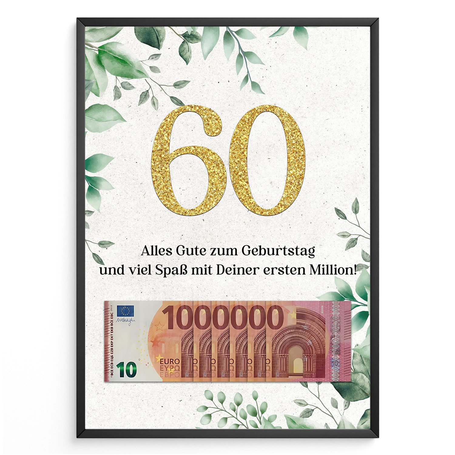 Tigerlino Poster Geburtstag Geldgeschenk Männer Frauen günstig online kaufen