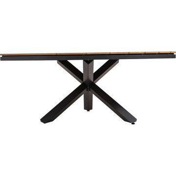 Lesli Living Gartentisch Gartentisch Tafel LONTANO dreieckig 170x170x74cm