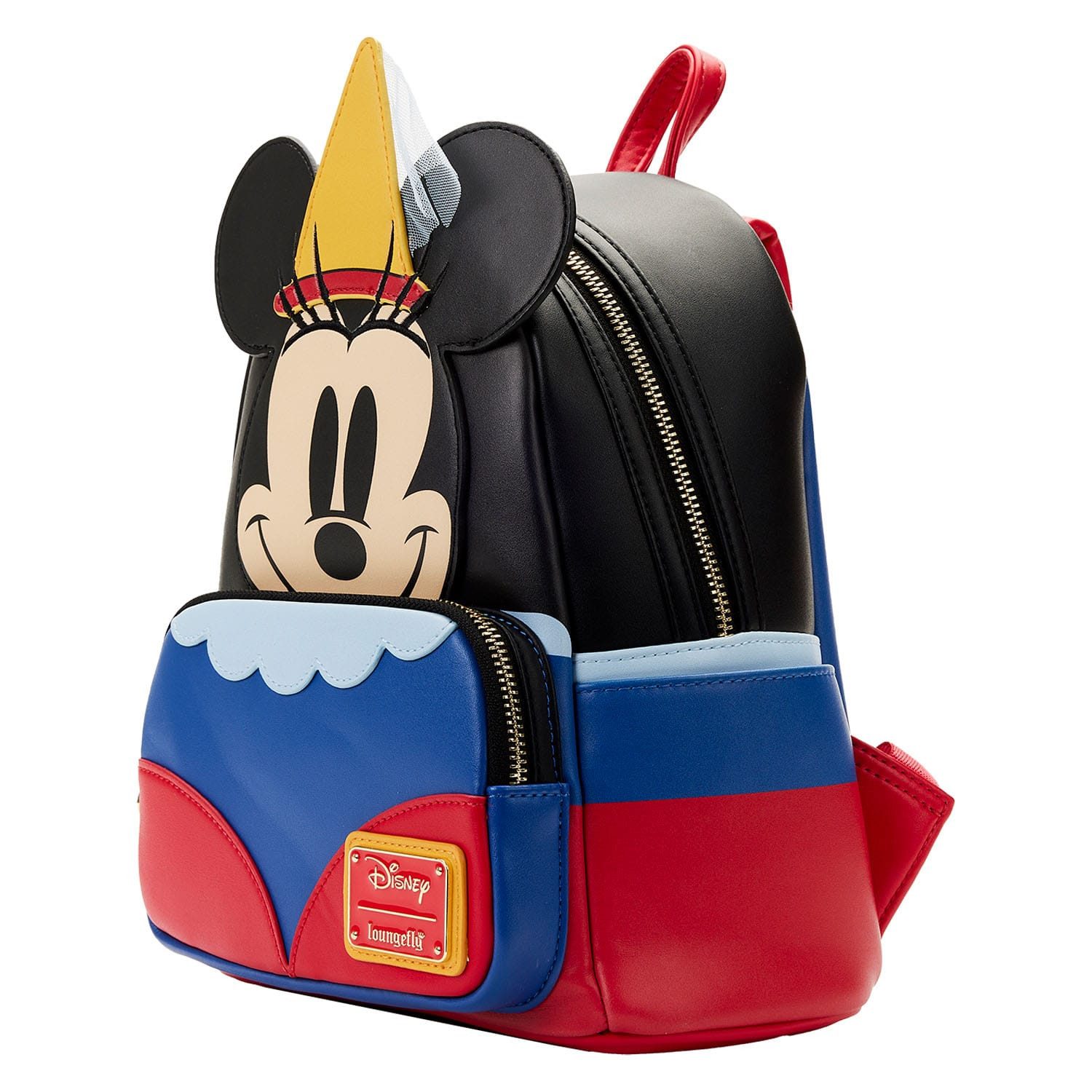Loungefly Minirucksack Disney by Loungefly Rucksack Minnie Cosplay (1-tlg), hochwertig und detailliert