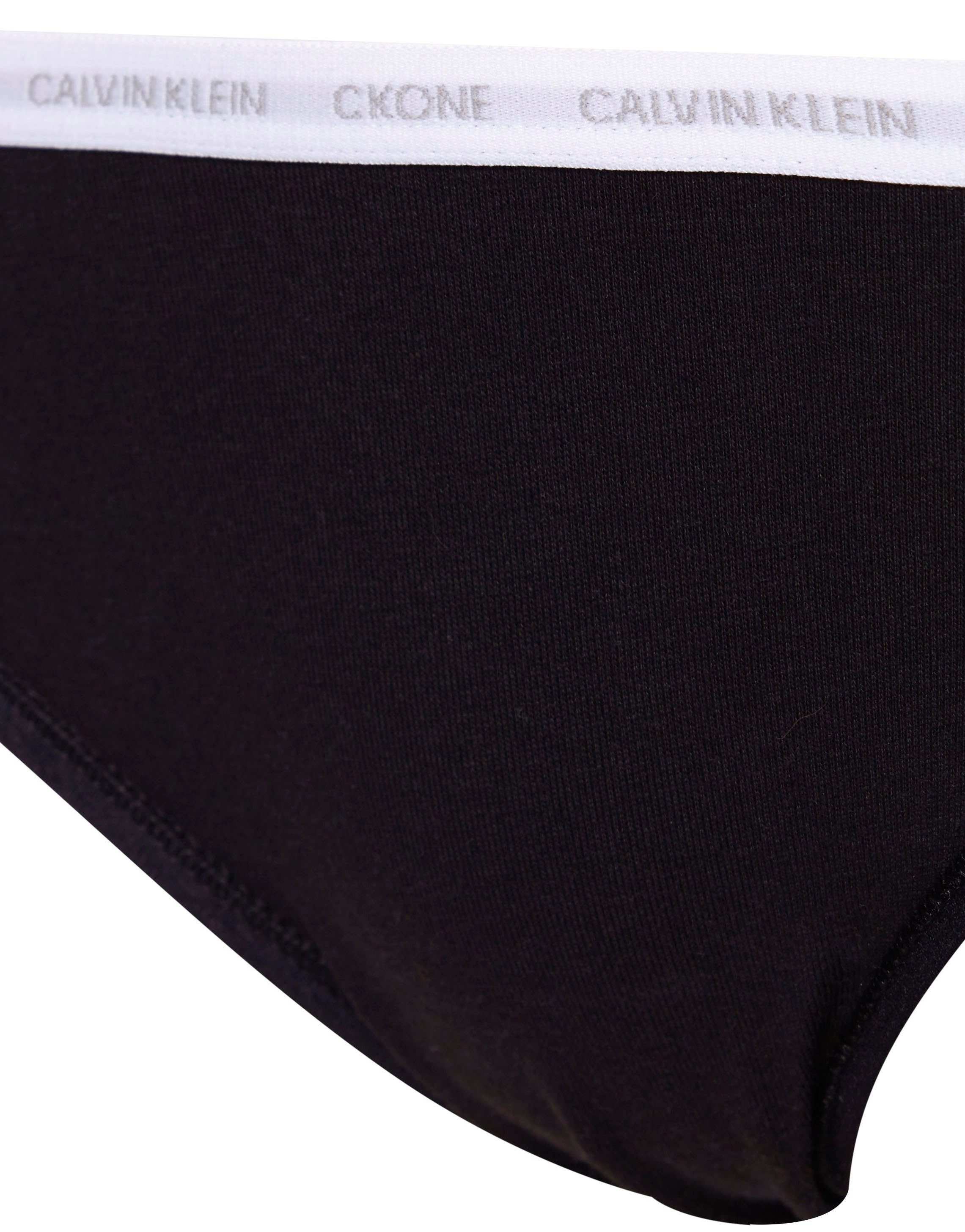 Calvin Klein Underwear T-String CK mit Logobündchen schwarz ONE