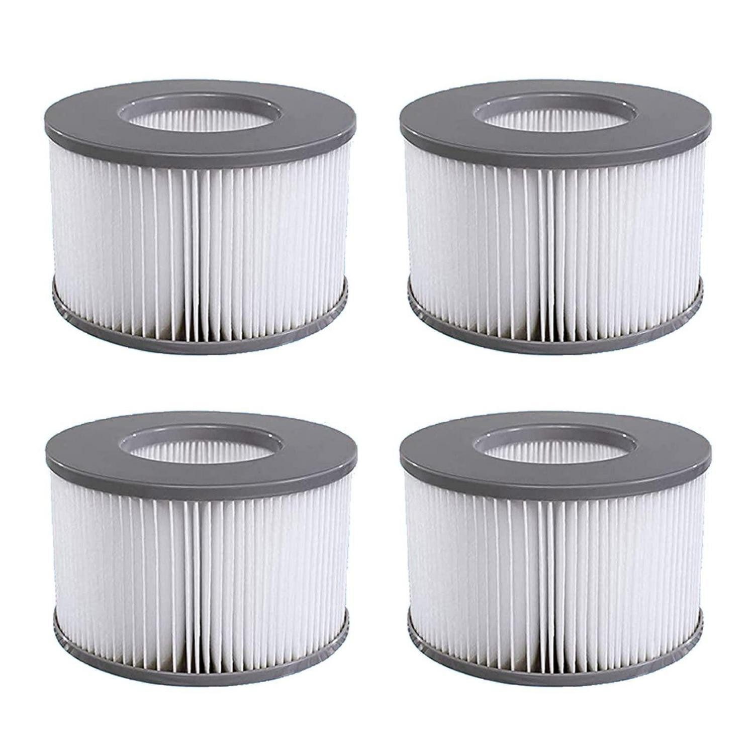 LuxusKollektion Pool-Filterkartusche Ersatzfilter Whirlpool & Spa 4Stk