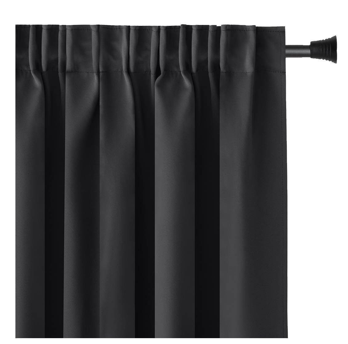 AmeliaHome Gardine Gardine Vorhang Einfarbig Verdunklungsvorhang Aufhängung Pleat (1 St), Kräuselband, verdunkelnd