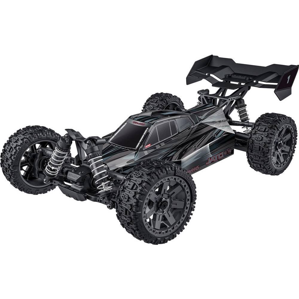 Traxxas RC-Auto Jato 4X4 BL-2s Schwarz Brushless 1:8 RC Modellauto Elektro Buggy