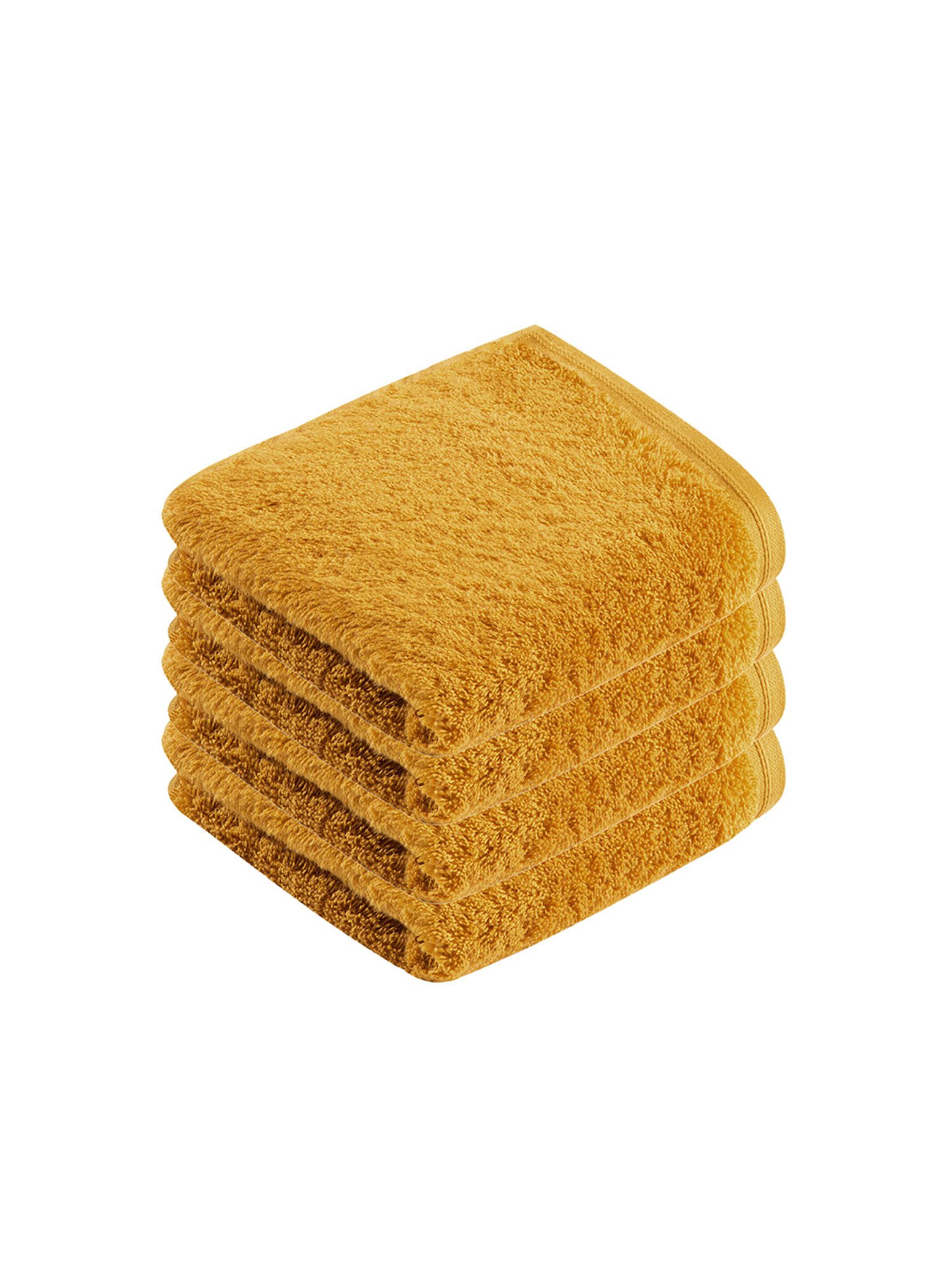 Vossen Gästehandtücher 4er Pack Gästetuch 40 x 60 cm Vegan Life, Frottier (Spar-Set, 4-St)