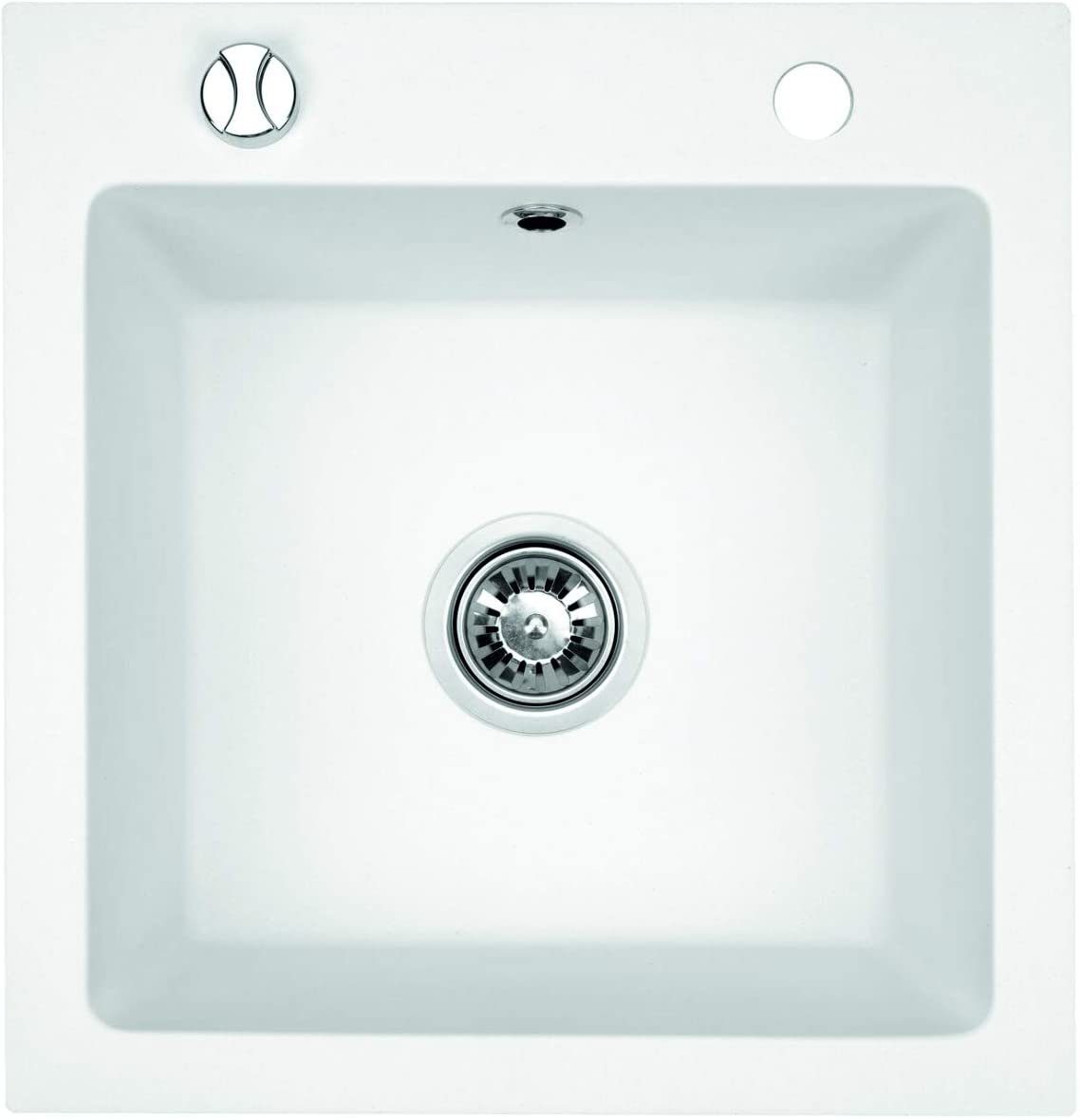 Faizee Möbel Granitspüle Granitspüle Küchenspüle mit Siphon verschiedene Mo günstig online kaufen