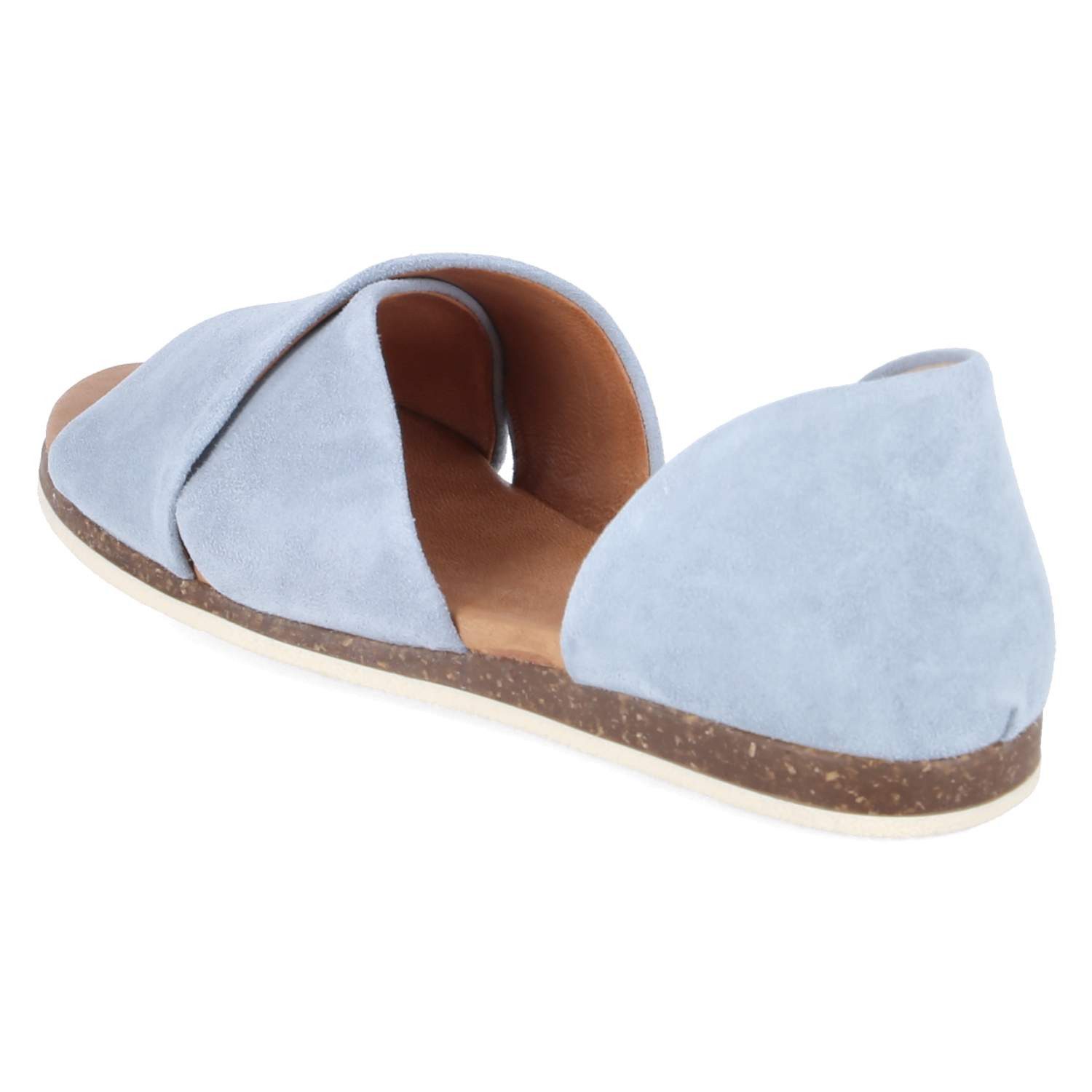 Apple of Eden Apple of Eden CHIUSI 78 celeste Damen Rauleder blue Sandalette
