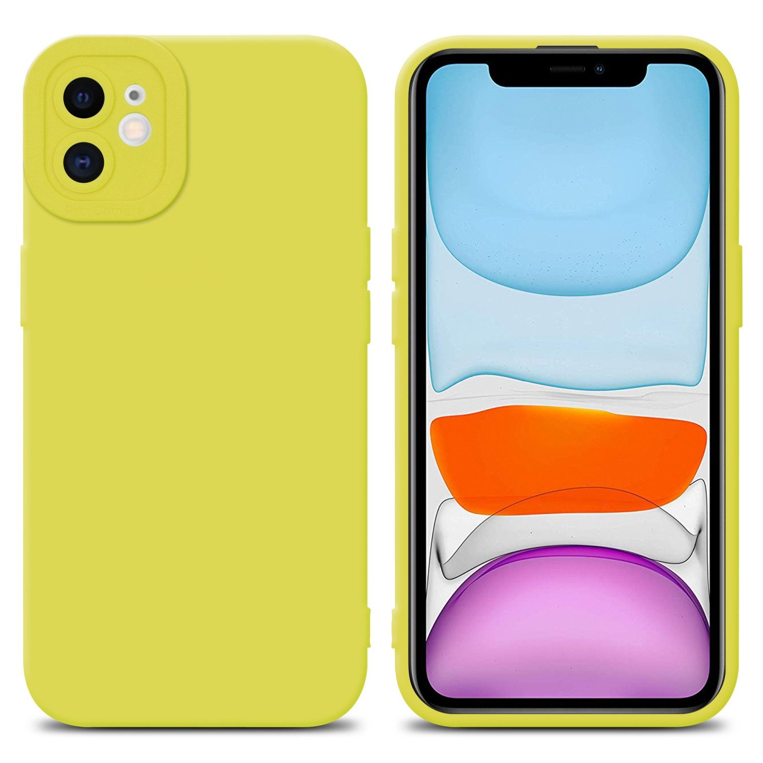 Cadorabo Handyhülle für iPhone 12 Hülle Apple iPhone 12, Hülle Schutzhülle TPU Silikon Case Cover