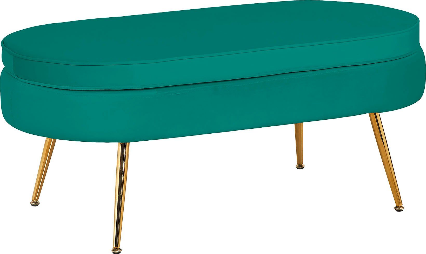SalesFever Polsterhocker "Clam - Stilvoller Polsterhocker", Elegantes Desig günstig online kaufen