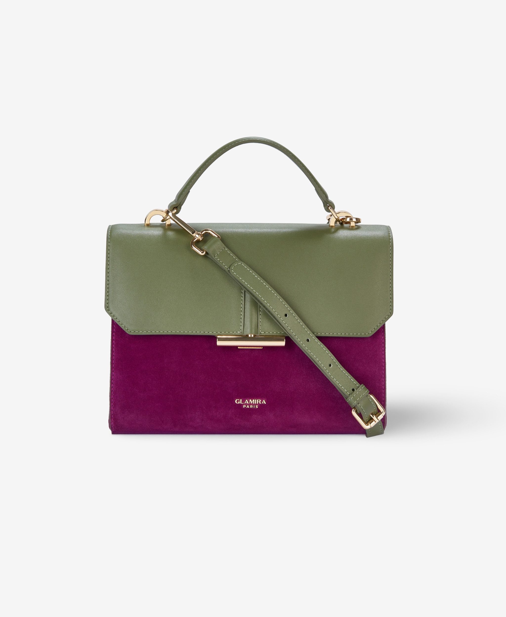 GLAMIRA Handtasche UrbanSphere Pinke Henkeltasche (1-tlg), echt Leder