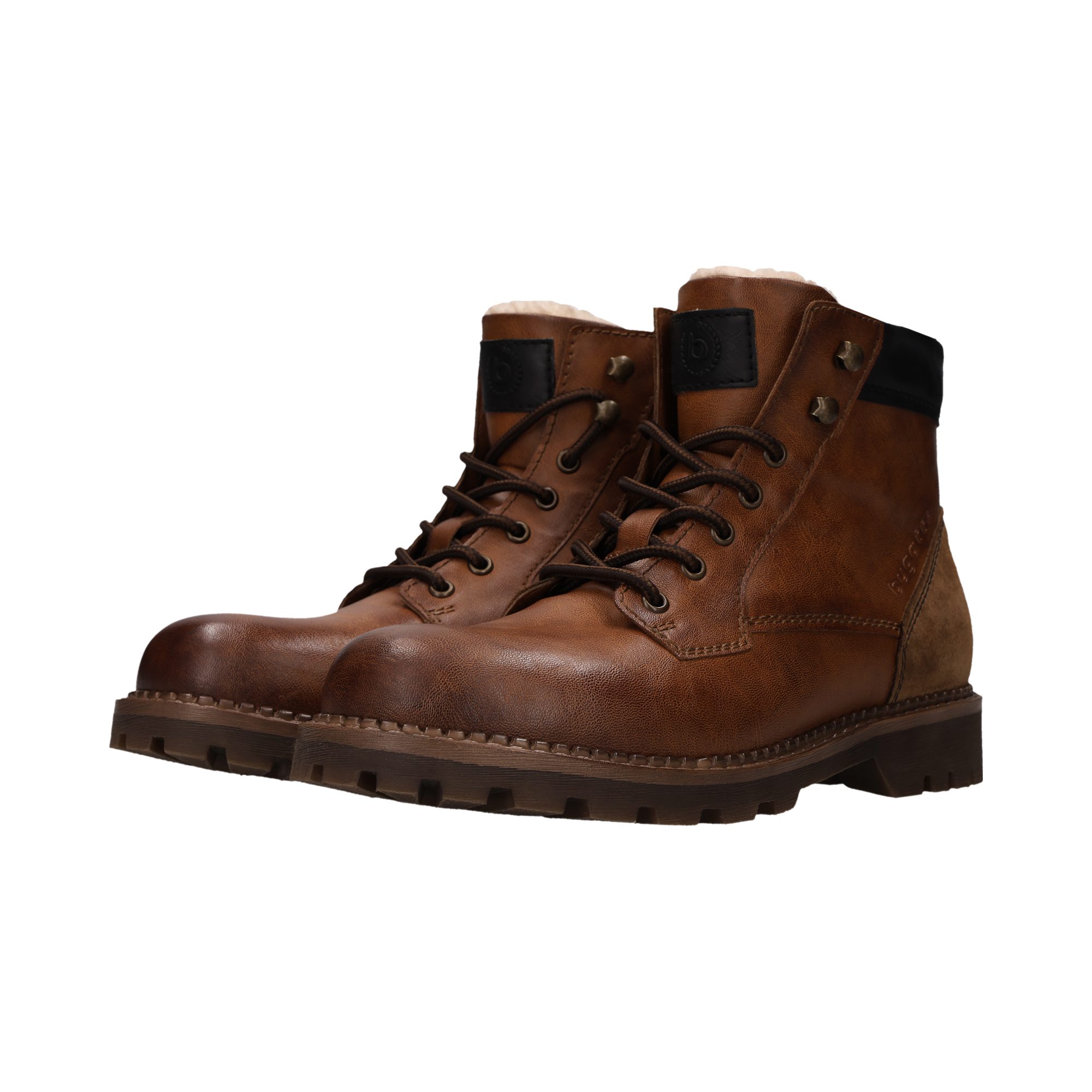 bugatti Schnürboots Schnürstiefelette, Winterboots mit Warmfutter
