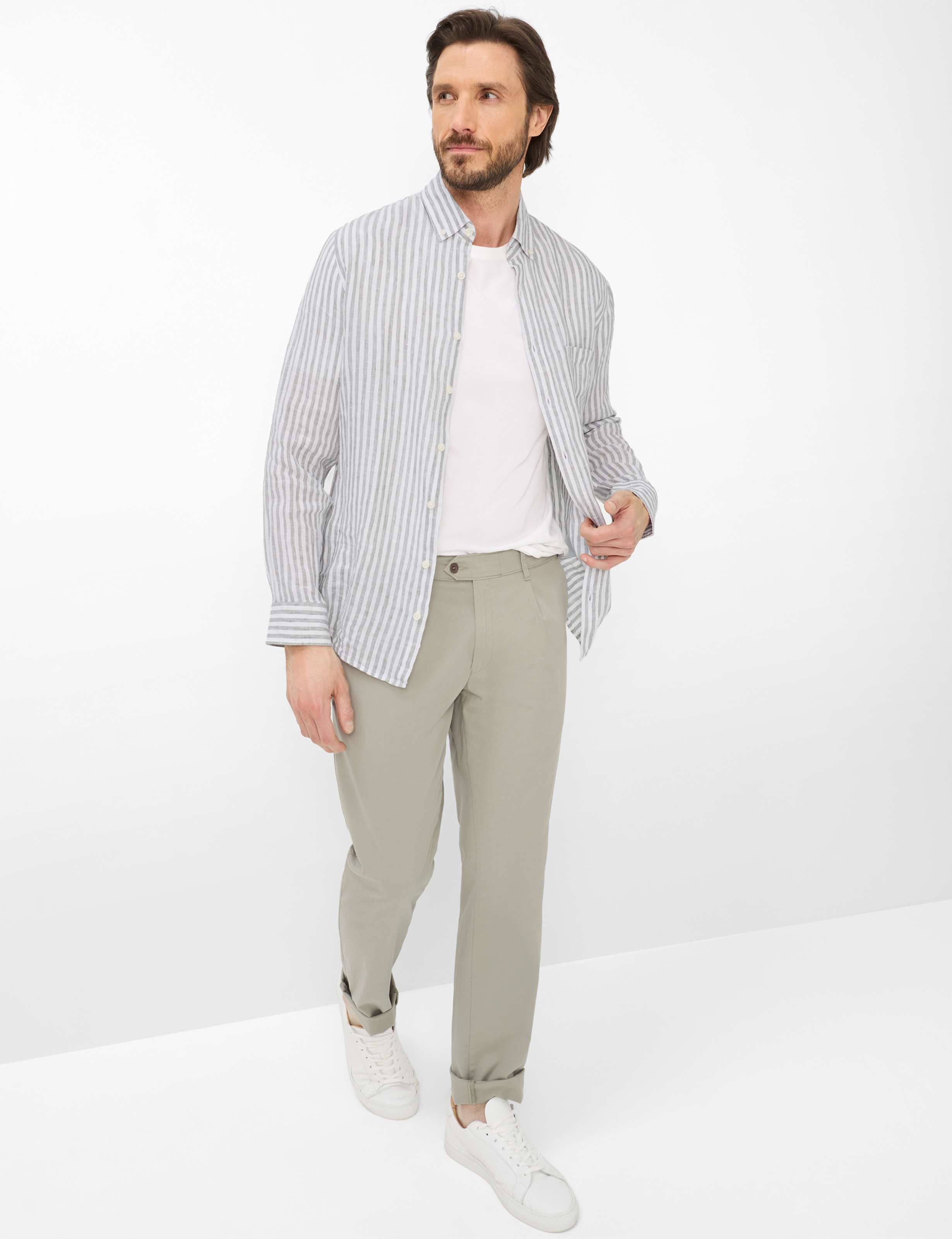 EUREX by BRAX Bundfaltenhose Style LUIS