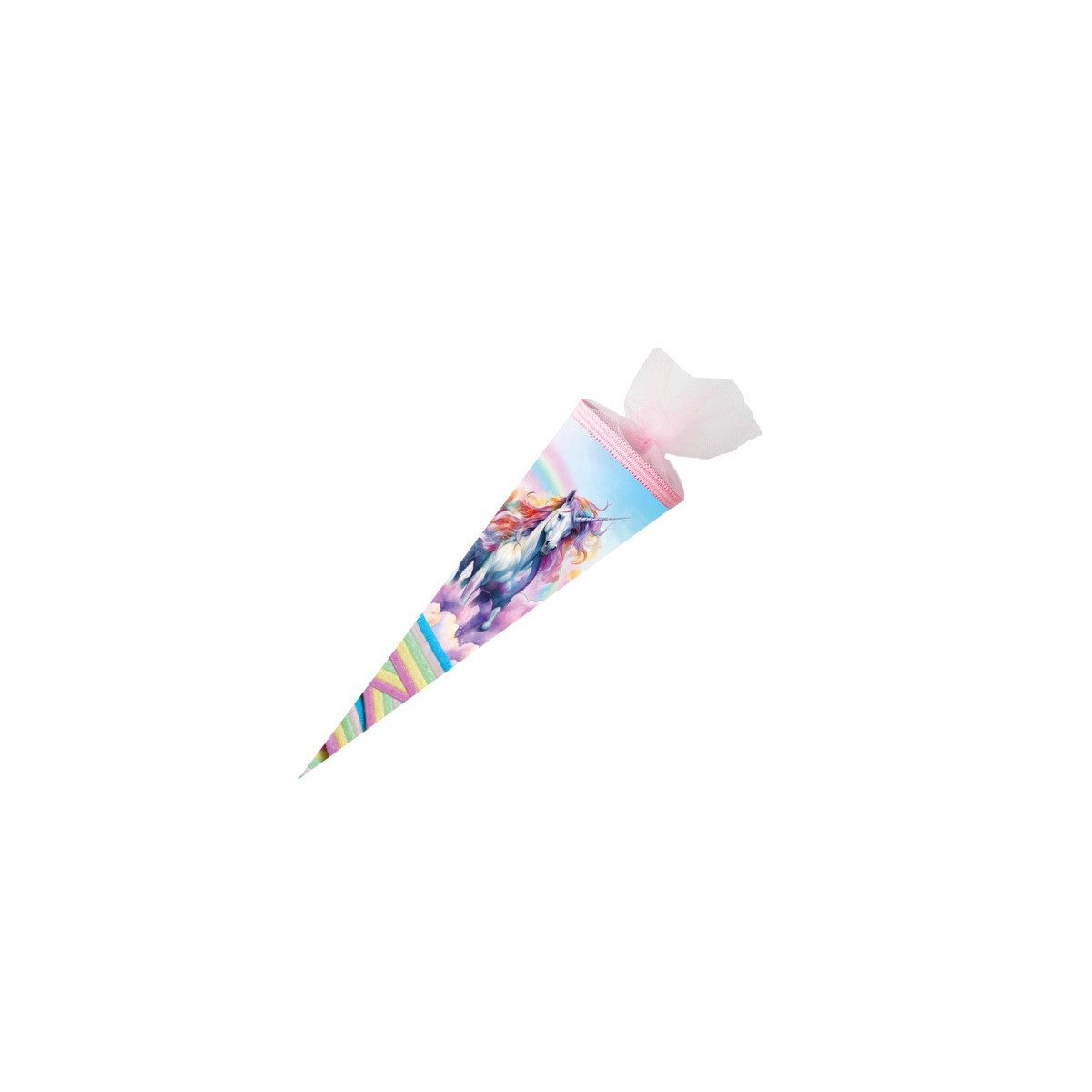Nestler Schultüte Nestler Schultüte Sweet Unicorn 50cm mit Tüllverschluss