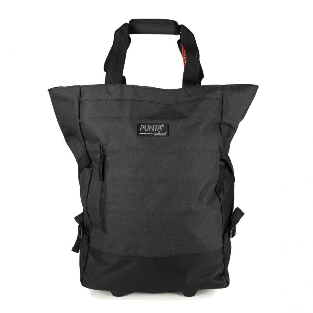 Haberland Fahrradtasche Haberland Fahrrad-Trolley anthrazit/schwarz petrol - komfortabler Tran
