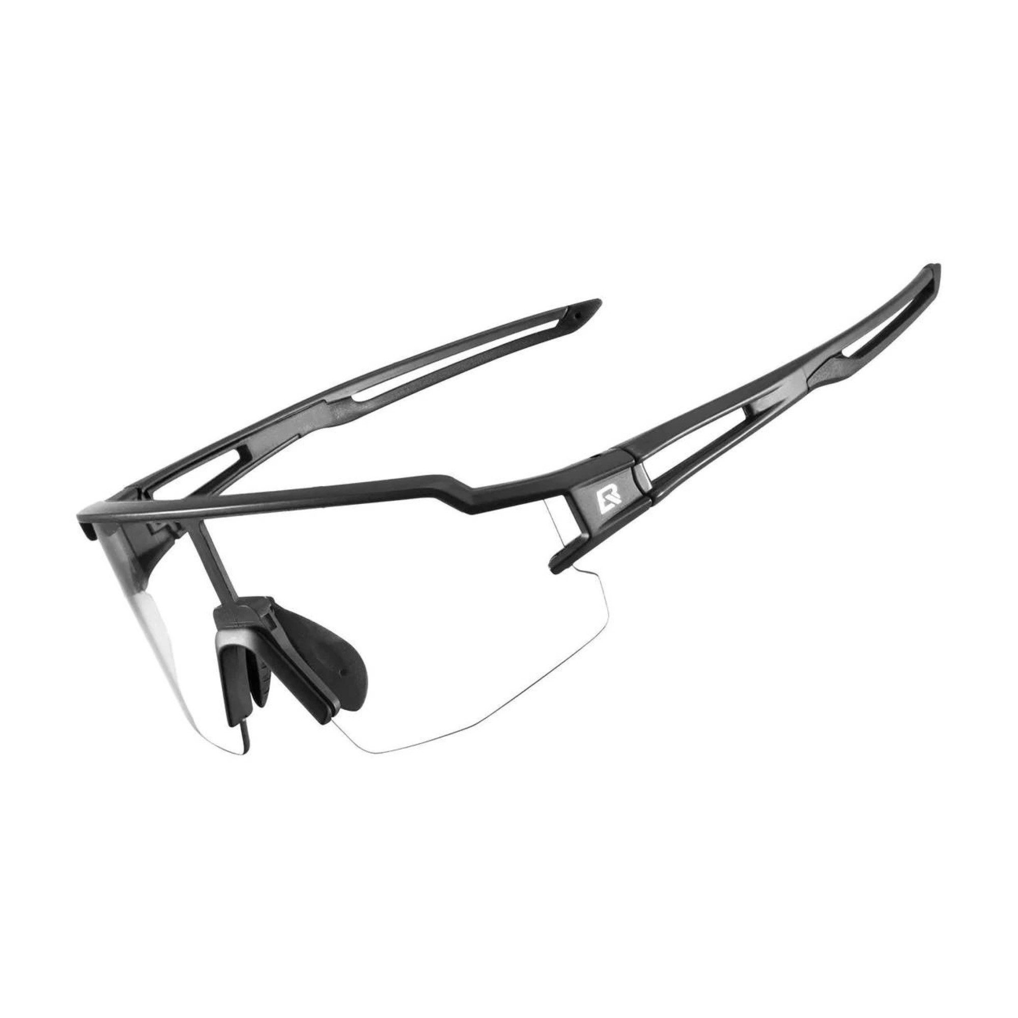 ROCKBROS Fahrradbrille UV400-Fahrradbrille – Schwarz Vollständiger Schutz vor UV-Strahlung