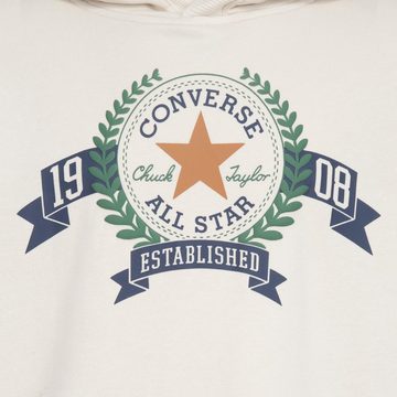 Converse Kapuzensweatshirt CNVB REC CLUB FT SLEEVE STRIPE für Kids mit großem Converse Aufdruck