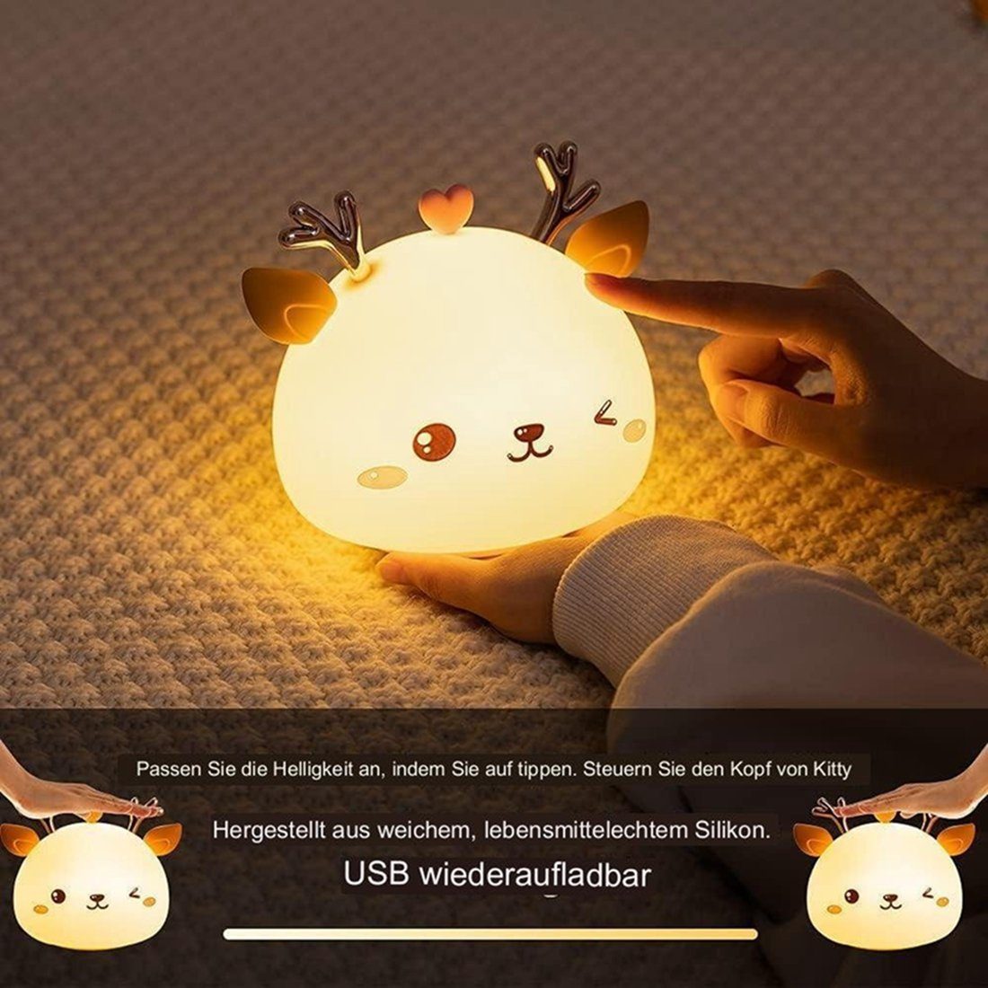 LED-Nachtlicht, Cartoon-Umgebungslicht, Geschenk Nachtlicht kreatives DAYUT Kinder für