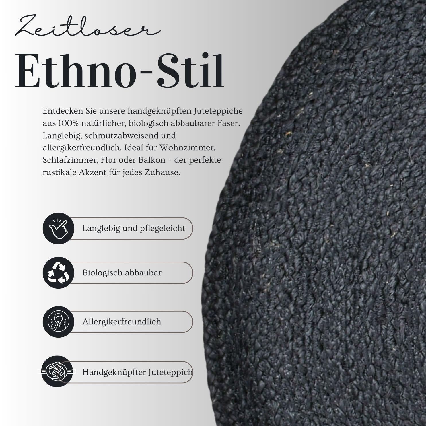 Marrakesch Orient & Mediterran Interior Teppich Ethno Boho Deko Jute Teppic günstig online kaufen