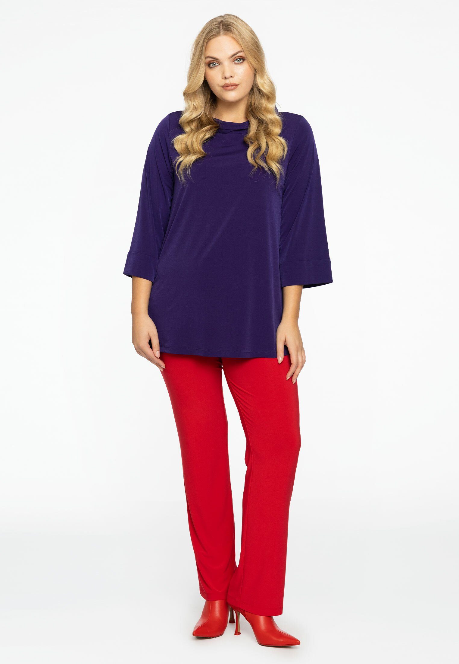 YOEK Langarmshirt Damen Langarmshirt Große Größen günstig online kaufen