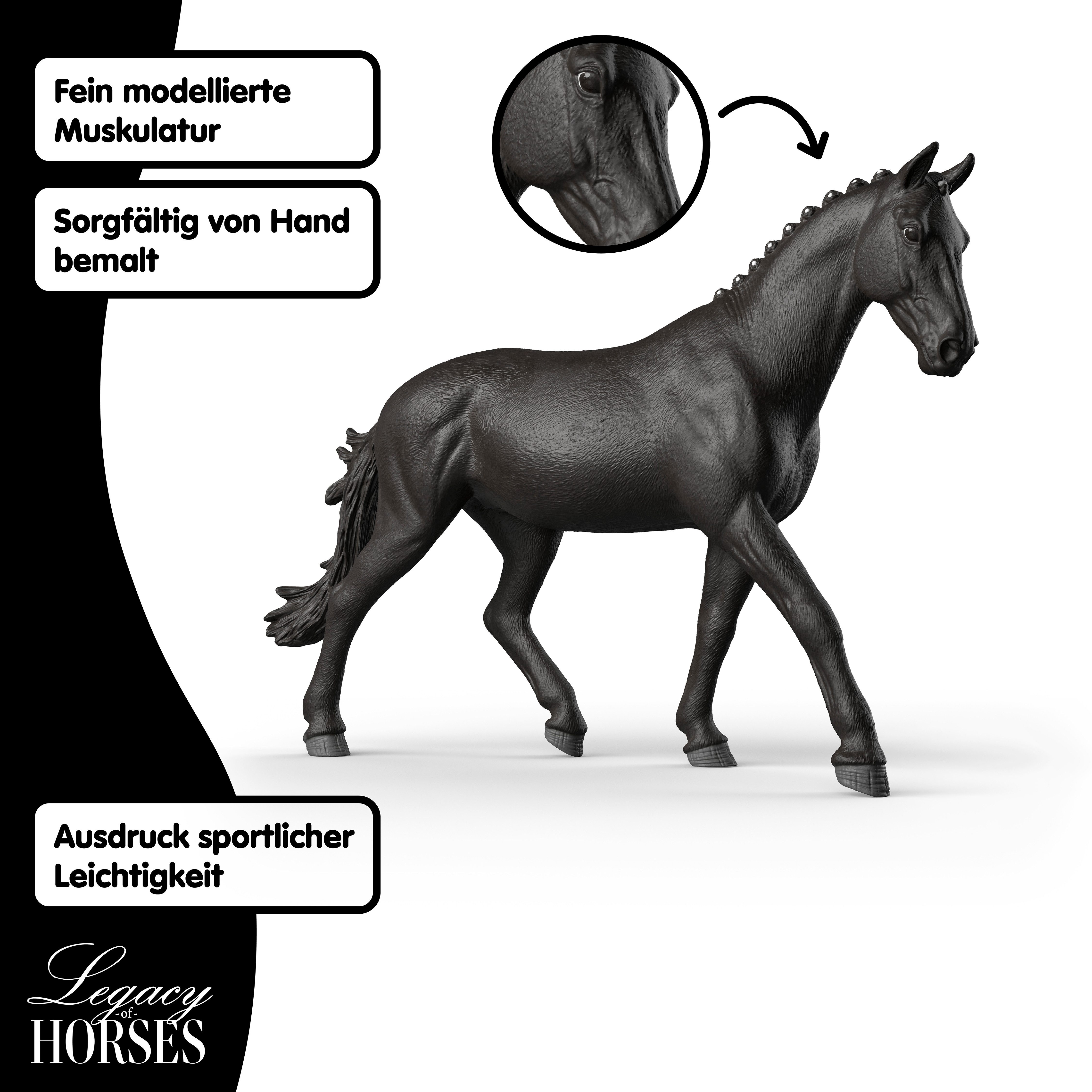 Schleich® Spielfigur Legacy of Horses, Sonata Trakehner Stute, 1:12 (72235), Sammelfigur für Erwachsene, Höhe: ca. 18 cm – Bild 3 von 5