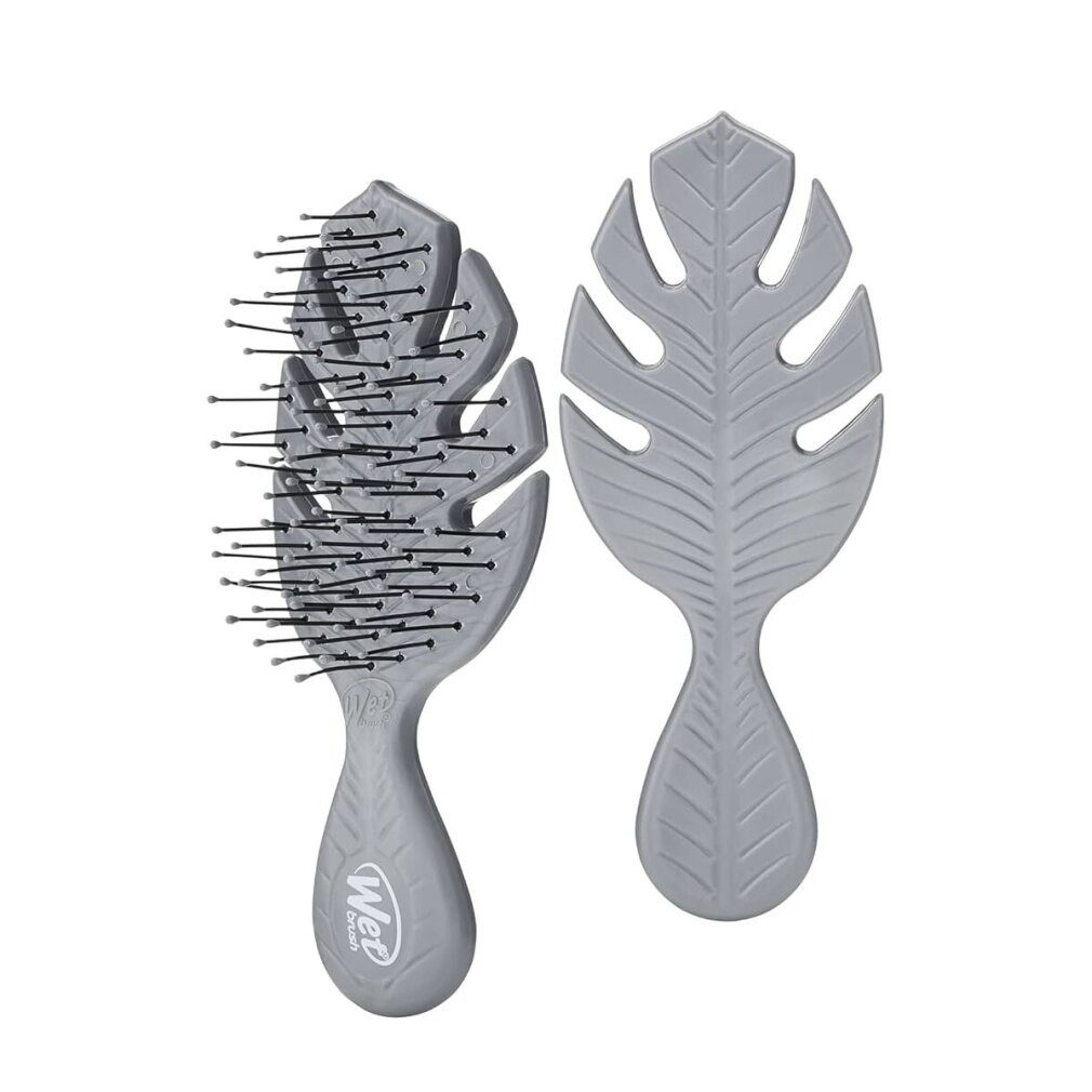 The Wet Brush Haarbürste Nassbürste Go Green Mini Detangler Haarbürste Grau