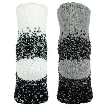 Black Snake Kuschelsocken 2 Paar flauschige Haussocken (2-Paar)