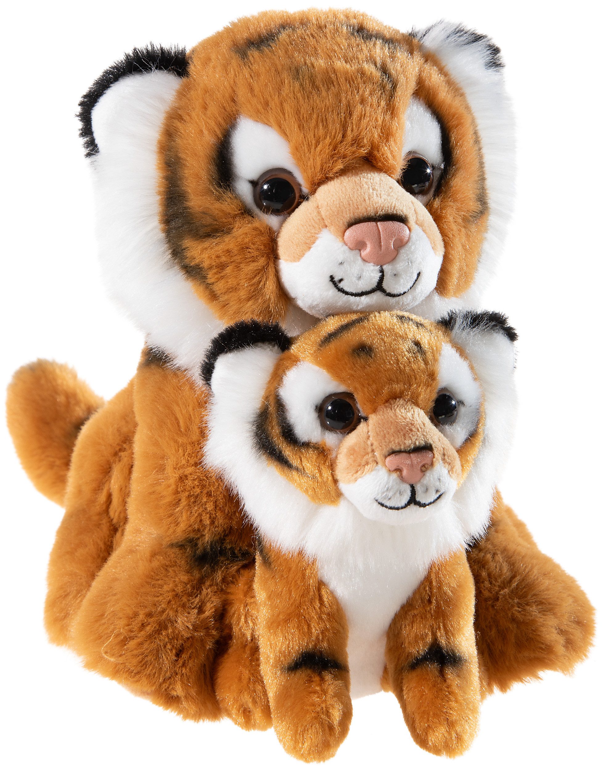 Heunec® Kuscheltier Misanimo, Tiger mit Baby 25 cm