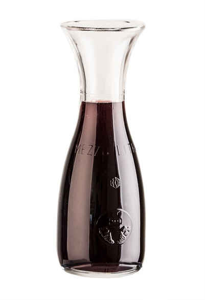 Bormioli Rocco Karaffe »Weinkaraffe Misura 0,5 L − Mit geeichtem Füllstrich − Edles & hervorragendes Design aus Italien«, (1-tlg)