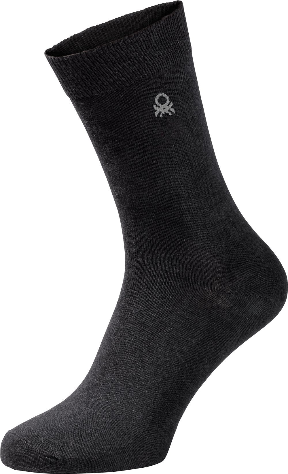 United Colors of Benetton Langsocken (Packung, 10er Pack) Elastischer Komfortbund für rutschfreien Sitz