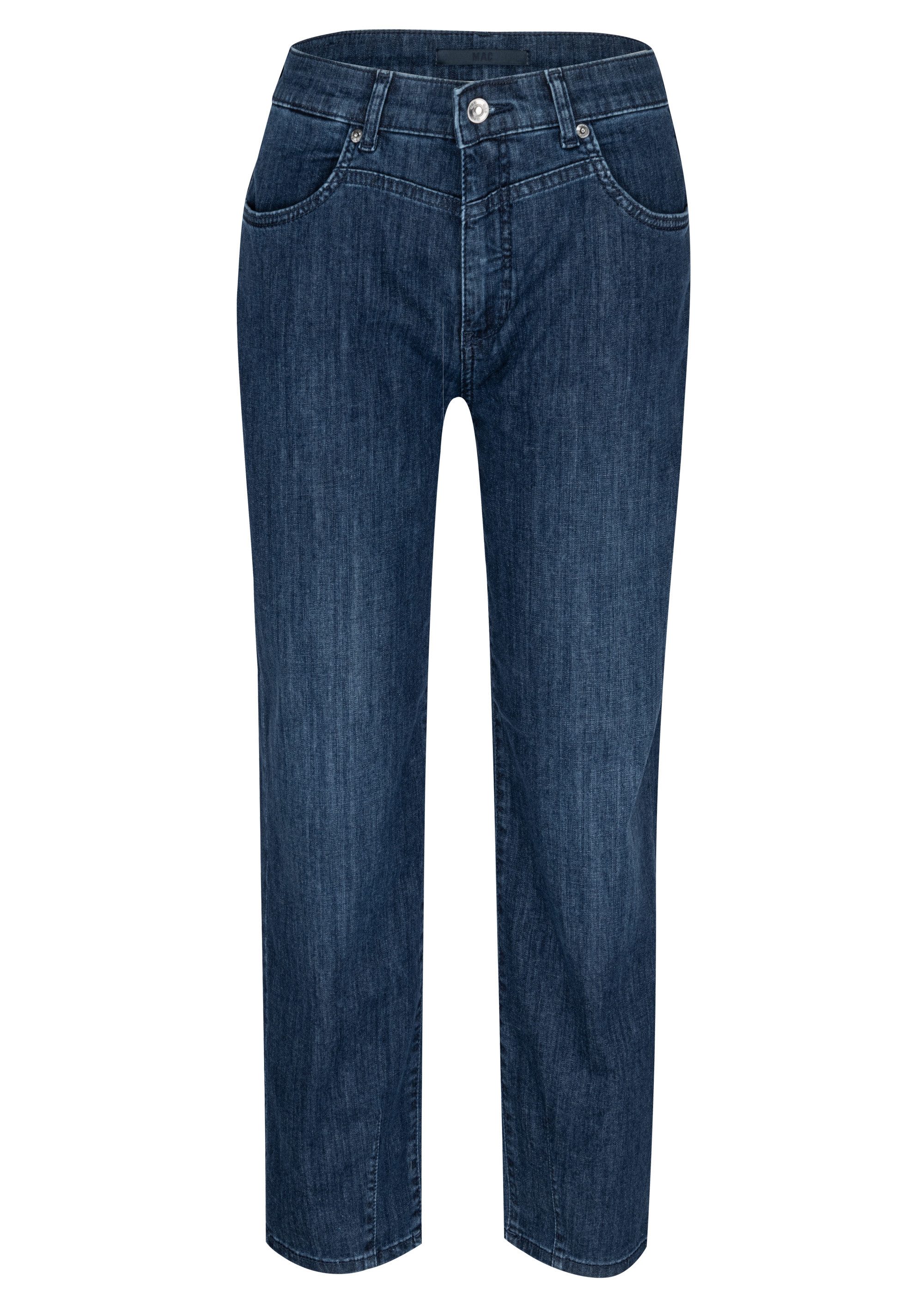 Stretch-Jeans MAC MELANIE 7/8 authentic dark blue used 5045-90-0352 D805 - ULTRALIGH