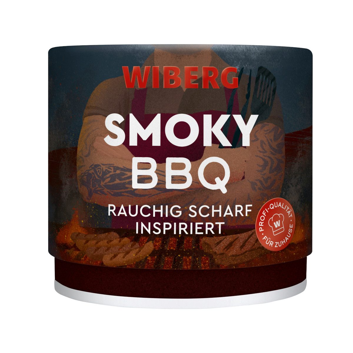 WIBERG Gewürz, Wiberg Smoky BBQ rauchig scharf inspiriert natürlichen Rauchnote 100g
