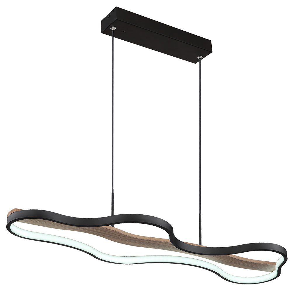 Pendellampe Dimmbar Hängeleuchte LED-Hängeleuchte, Fernbedienung Holz Deckenlampe Globo H LED