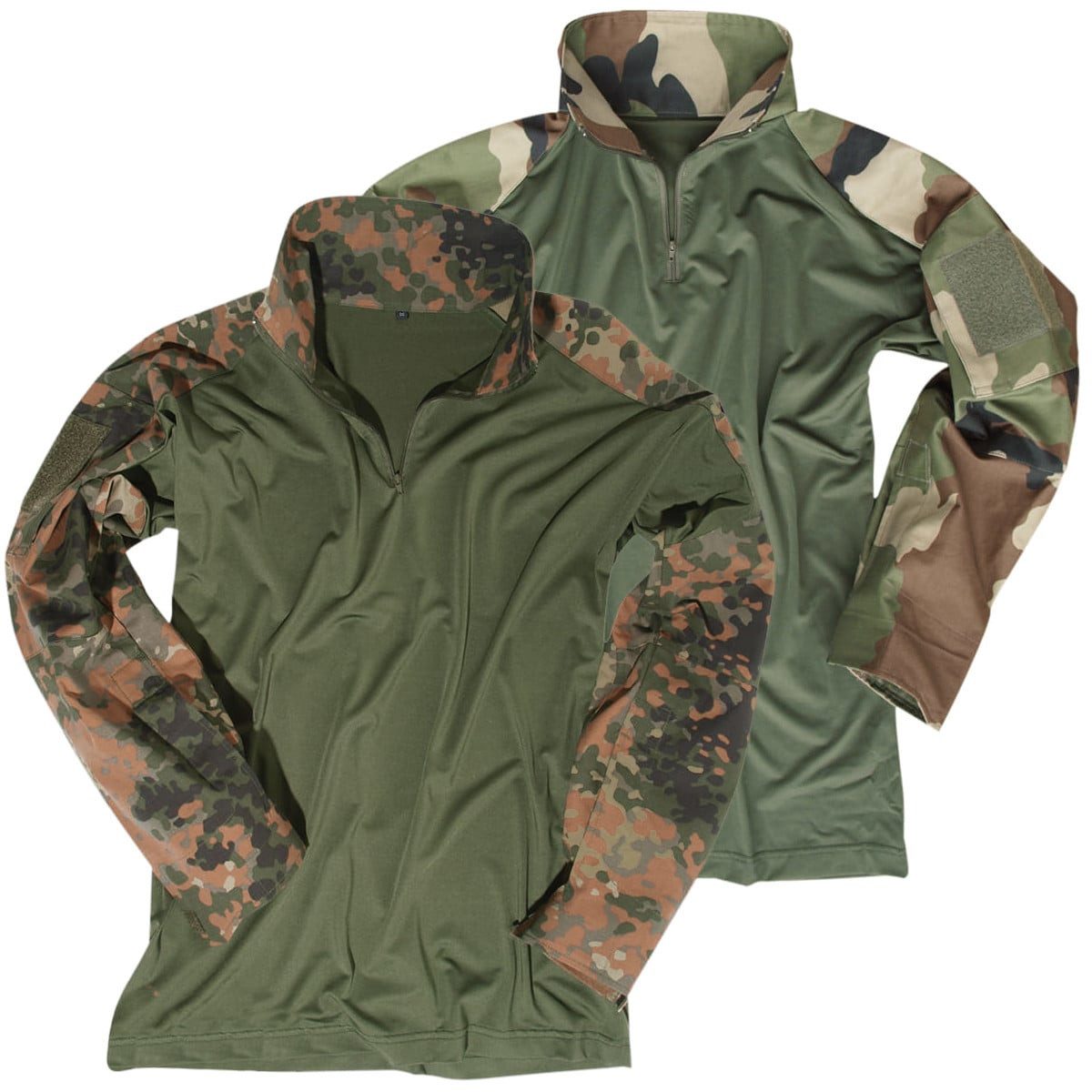 Mil-Tec Langarmshirt Militär Combat-Shirt Feldhemd Tactical günstig online kaufen