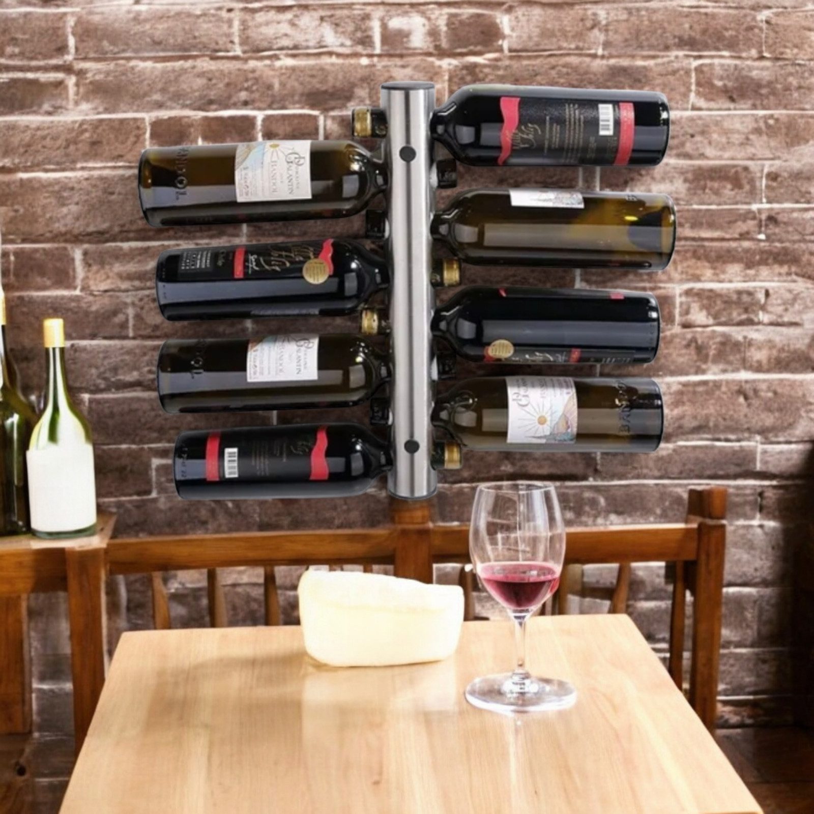 Weinregal Edelstahl Weinflaschenregal Wein Regal Ständer Halter