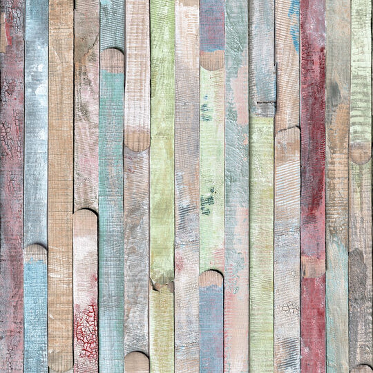 d-c-fix Möbelfolie Rio - selbstklebende Dekofolie Holzoptik bunt Klebefolie Möbel Küche, Dekofolie 200 x 45cm - zuschneidbar und rückstandslos entfernbar – Bild 2 von 3