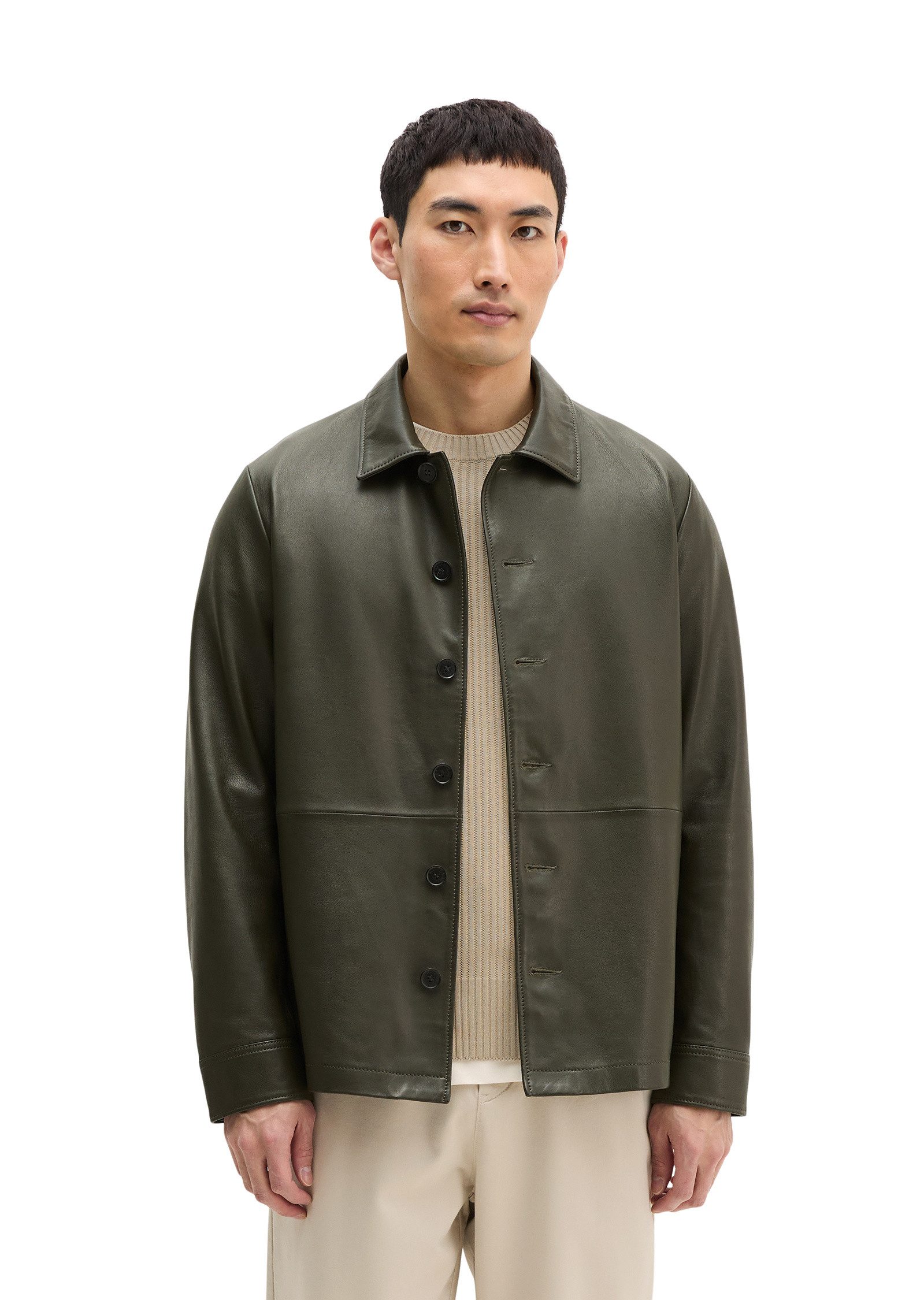 Marc O'Polo Lederjacke aus weichem Lammleder