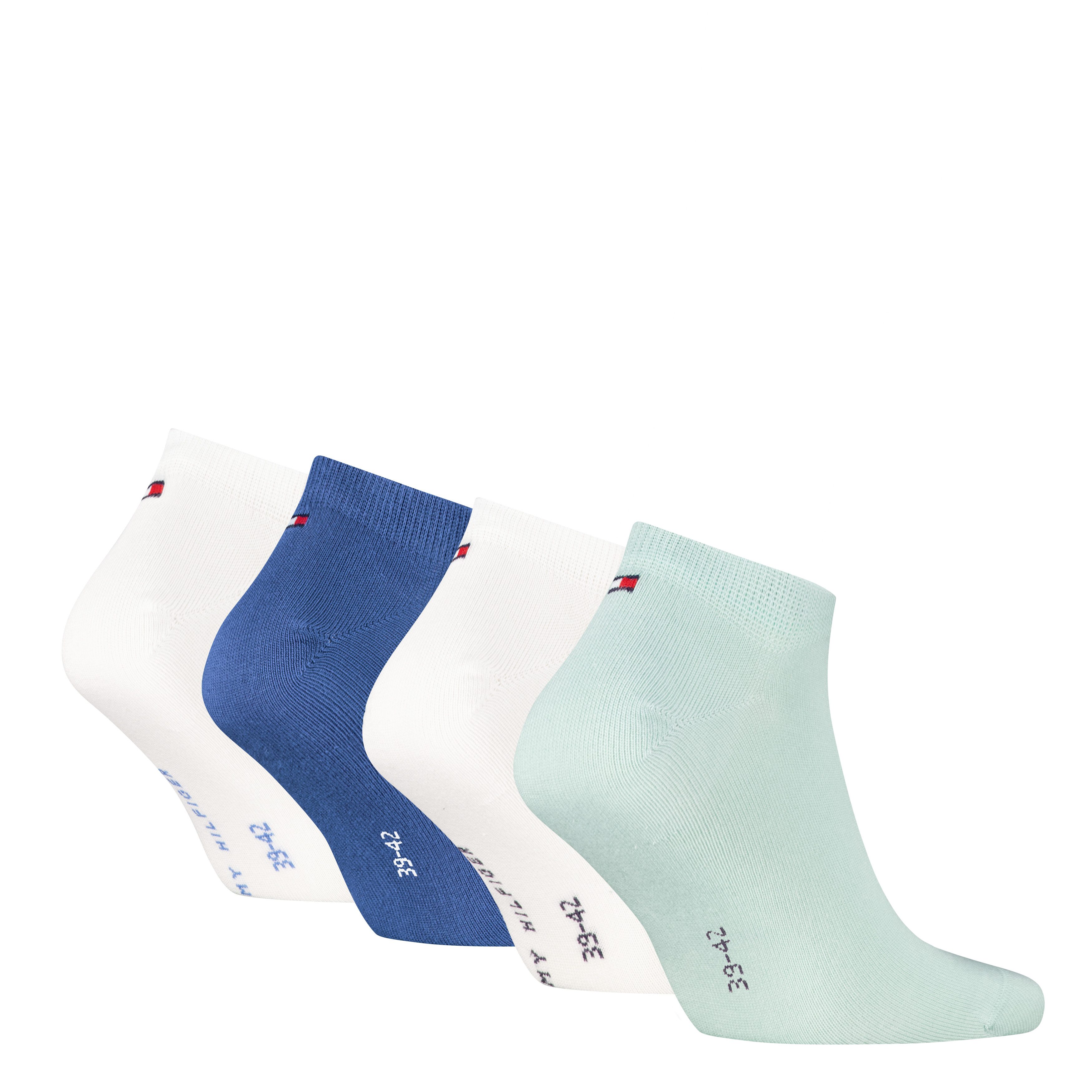 Tommy Hilfiger Sneakersocken TH MEN SNEAKER 4P LOGO STRIPE ECOM (4 Paar) günstig online kaufen